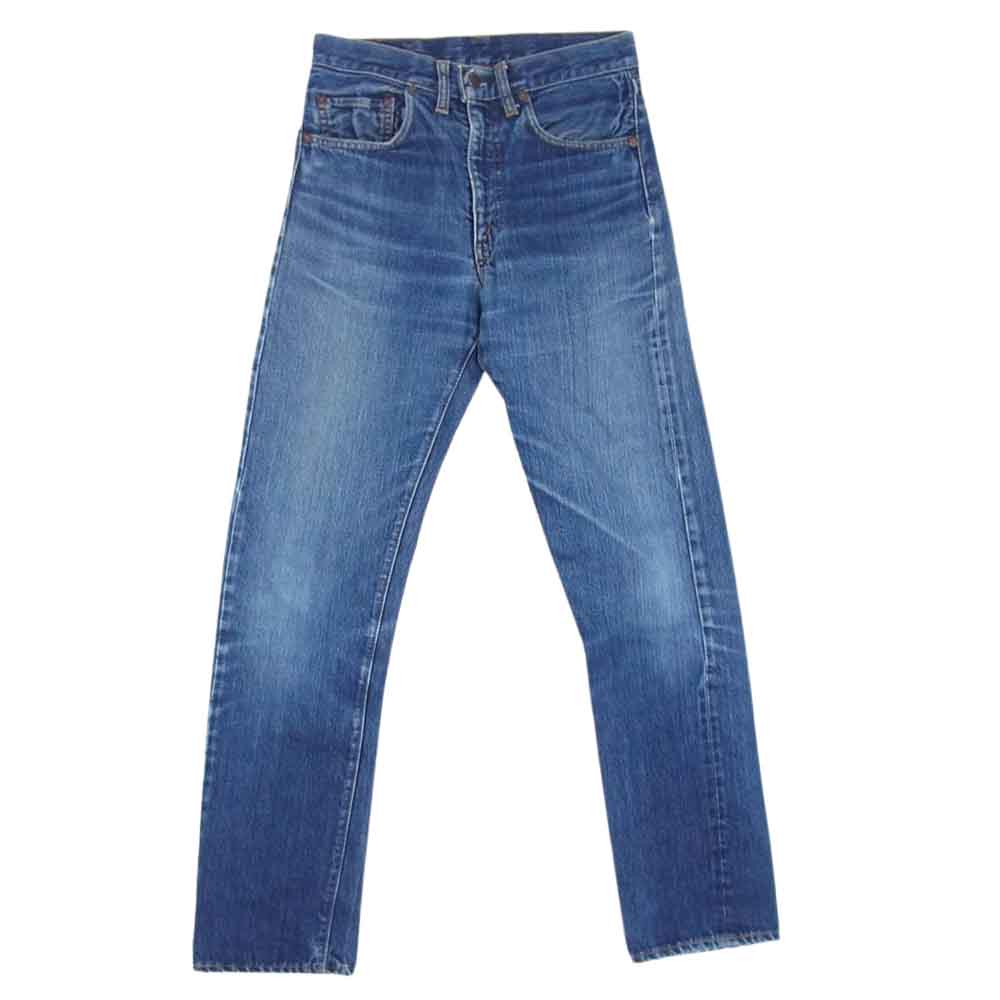 Levi's リーバイス ヴィンテージ オリジナル 505 BIG E 刻印4 TALON42 紙パッチ有 裾チェーンステッチ オリジナル デニム パンツ  インディゴブルー系 28【中古】