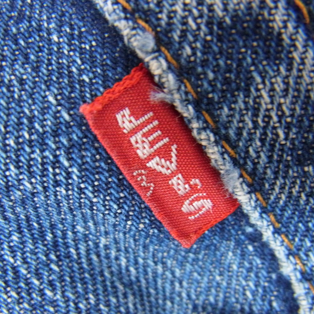 Levi's リーバイス ヴィンテージ オリジナル 505 BIG E 刻印4 TALON42 紙パッチ有 裾チェーンステッチ オリジナル デニム パンツ  インディゴブルー系 28【中古】