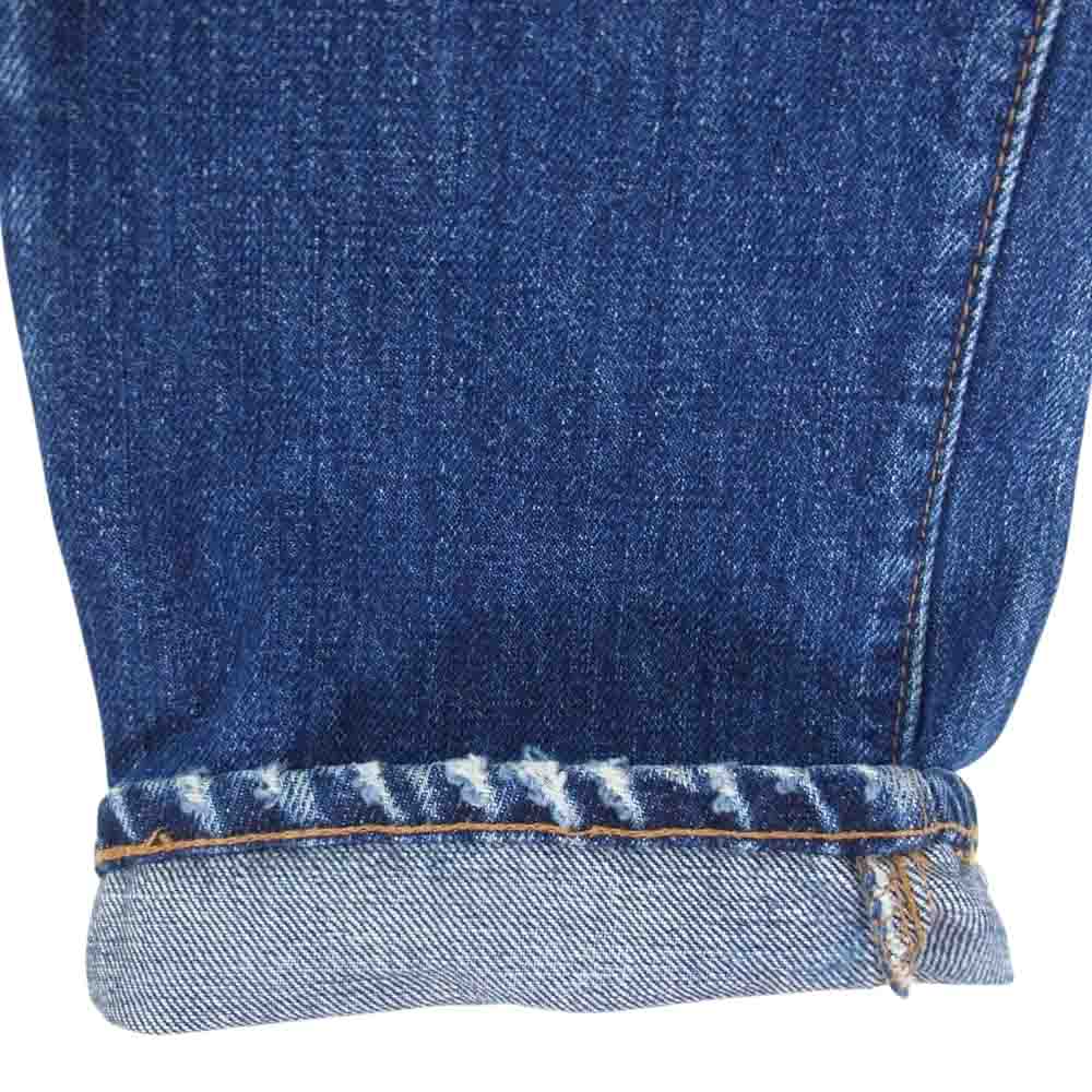 Levi's リーバイス ヴィンテージ オリジナル 505 BIG E 刻印4 TALON42 紙パッチ有 裾チェーンステッチ オリジナル デニム パンツ  インディゴブルー系 28【中古】