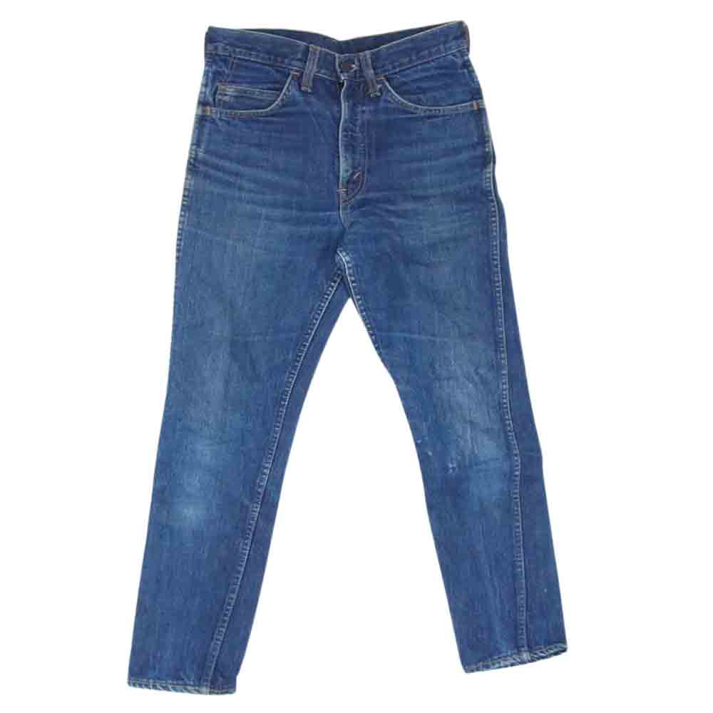 Levi's リーバイス ヴィンテージ オリジナル 606 BIG E 刻印34 TALON42 裾チェーンステッチ オレンジタブ オリジナル デニム パンツ インディゴブルー系 サイズ表記無【中古】