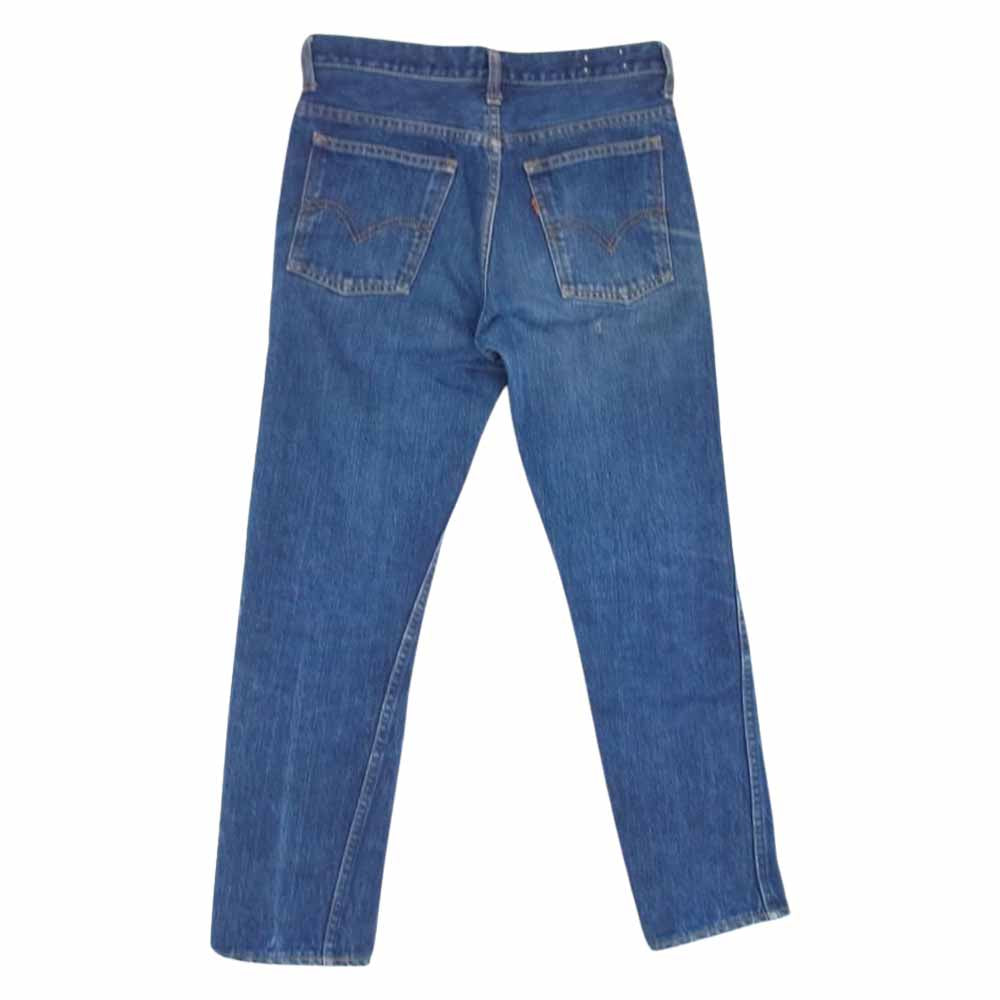 Levi's リーバイス ヴィンテージ オリジナル 606 BIG E 刻印34 TALON42 裾チェーンステッチ オレンジタブ オリジナル デニム パンツ インディゴブルー系 サイズ表記無【中古】