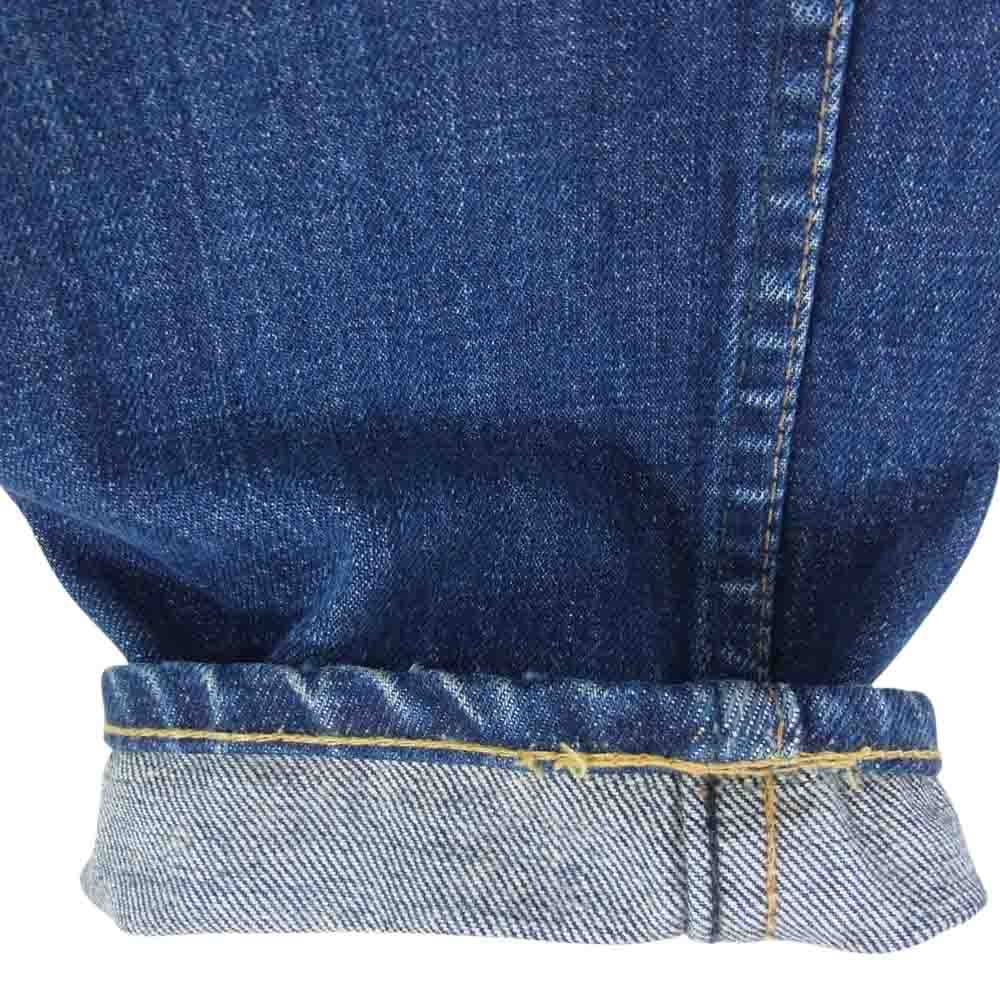Levi's リーバイス ヴィンテージ オリジナル 606 BIG E 刻印34 TALON42 裾チェーンステッチ オレンジタブ オリジナル デニム パンツ インディゴブルー系 サイズ表記無【中古】