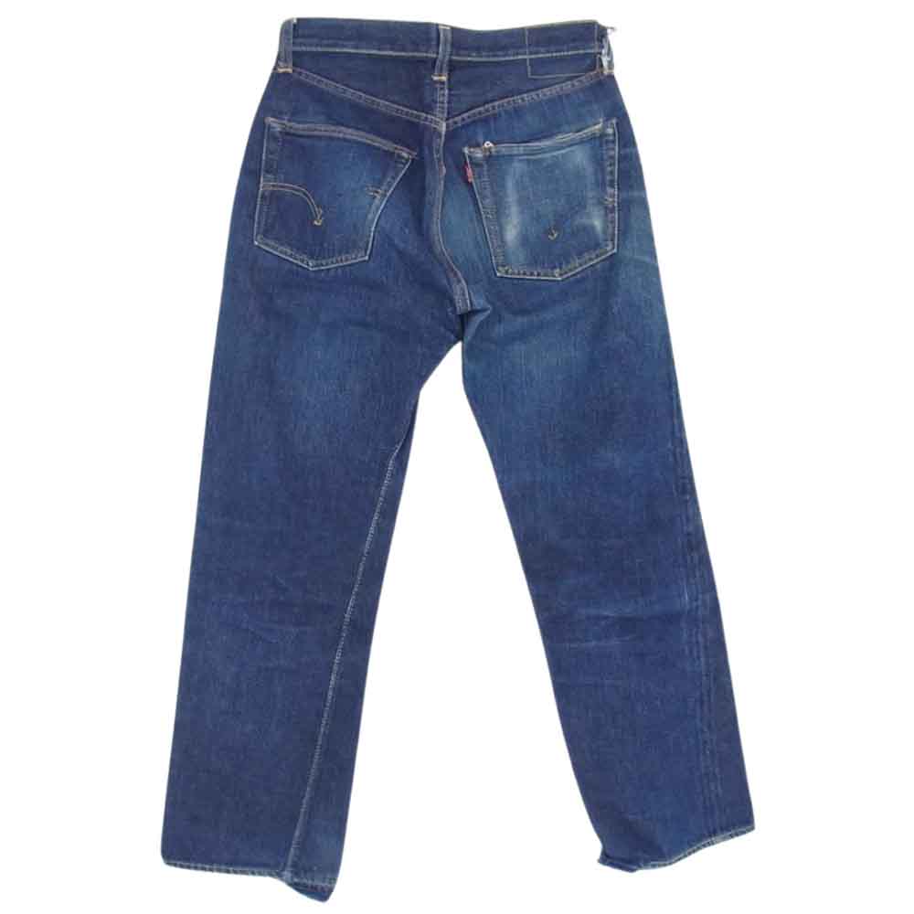 Levi's リーバイス ヴィンテージ オリジナル 503B XX ボーイズ 刻印ツメ 足長R Vステッチ オリジナル デニム パンツ インディゴブルー系 サイズ表記無【中古】