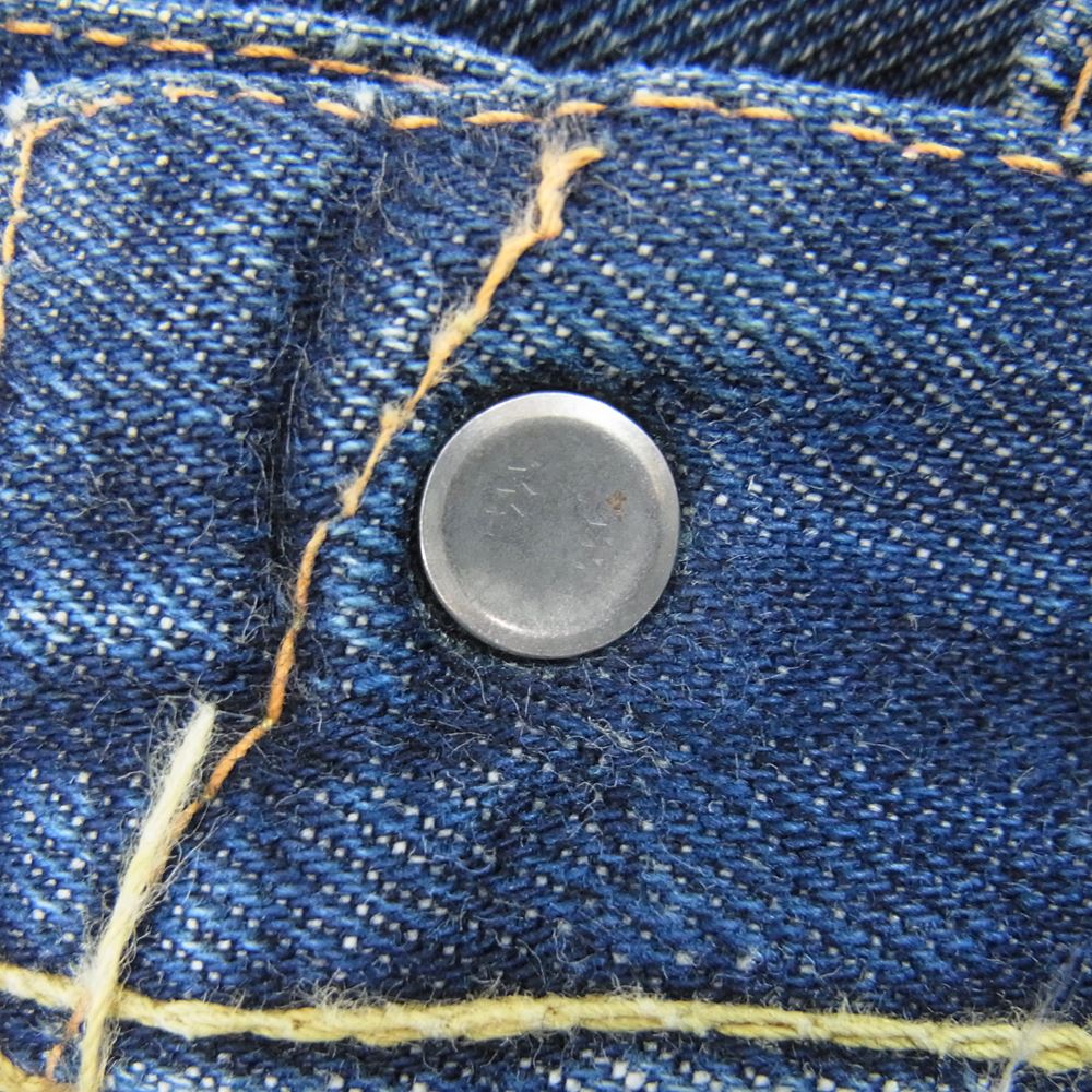 Levi's リーバイス ヴィンテージ オリジナル 503B XX ボーイズ 刻印ツメ 足長R Vステッチ オリジナル デニム パンツ インディゴブルー系 サイズ表記無【中古】