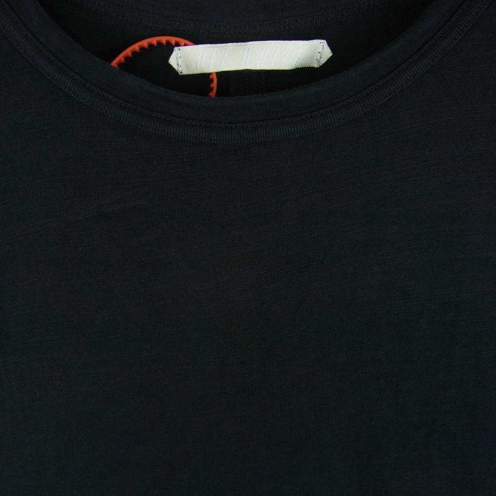 OFF-WHITE オフホワイト OMAA002S160010141019 ORANGE BOX T-SHIRT WHITE re-cuts オレンジボックスロゴ ダイアゴナル 半袖 Tシャツ ブラック系 M【中古】