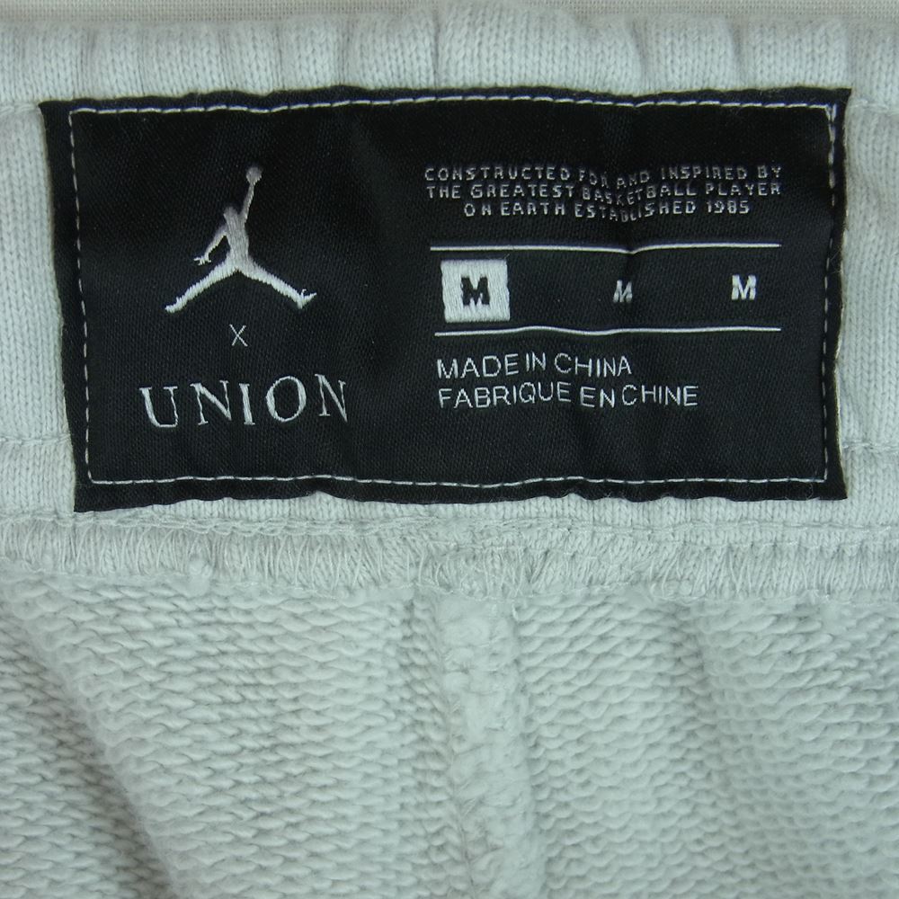 NIKE AIR JORDAN ナイキ ジョーダン DJ9528-025 UNION FLC Short ショート パンツ Photon Dust フォトンダスト ライトグレー系 M【極上美品】【中古】