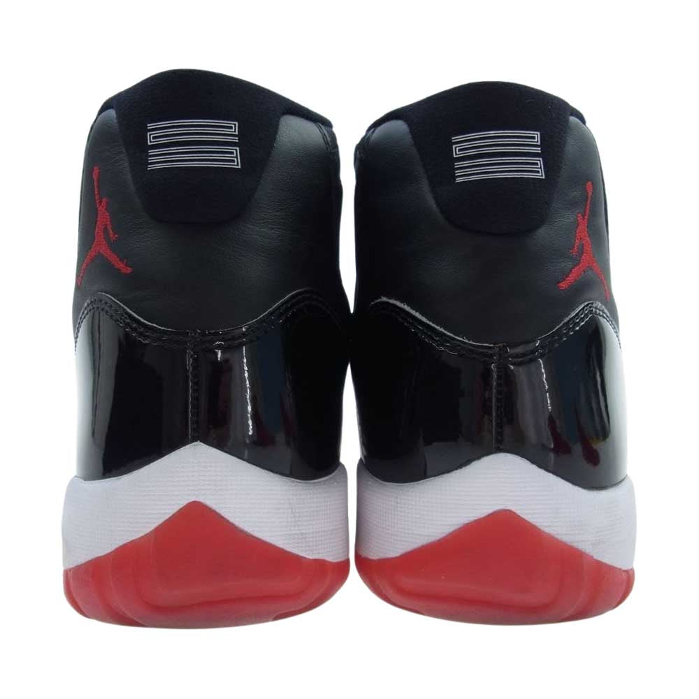 NIKE AIR JORDAN ナイキ ジョーダン 378037-061  11 RETRO Bred レトロ ブレッド  スニーカー ブラック系 28.5cm【中古】