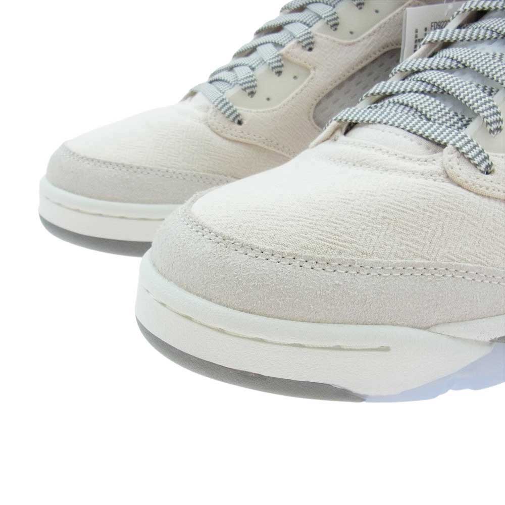 NIKE AIR JORDAN ナイキ ジョーダン FD9222-180 Air Jordan 5 Retro SE Craft エア ジョーダン レトロ クラフト スニーカー オフホワイト系 30cm【新古品】【未使用】【中古】