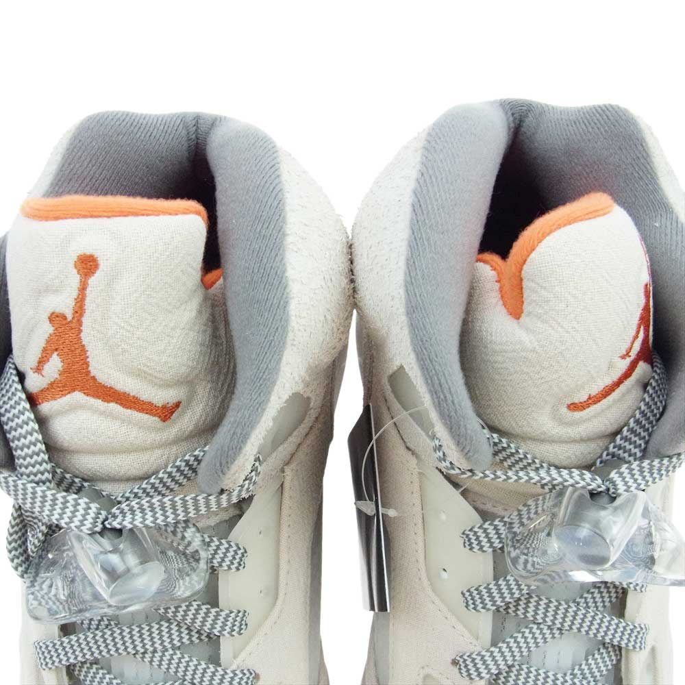 NIKE AIR JORDAN ナイキ ジョーダン FD9222-180 Air Jordan 5 Retro SE Craft エア ジョーダン レトロ クラフト スニーカー オフホワイト系 30cm【新古品】【未使用】【中古】
