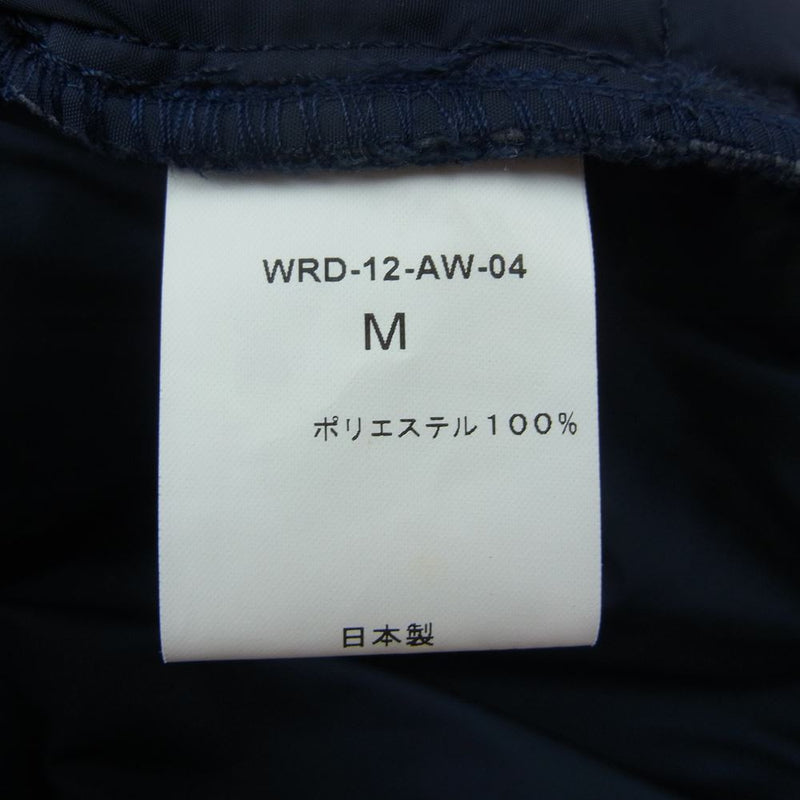 WEIRDO ウィアード WRD-12-AW-04 ワッペン ダウン ベスト ネイビー系 M【中古】