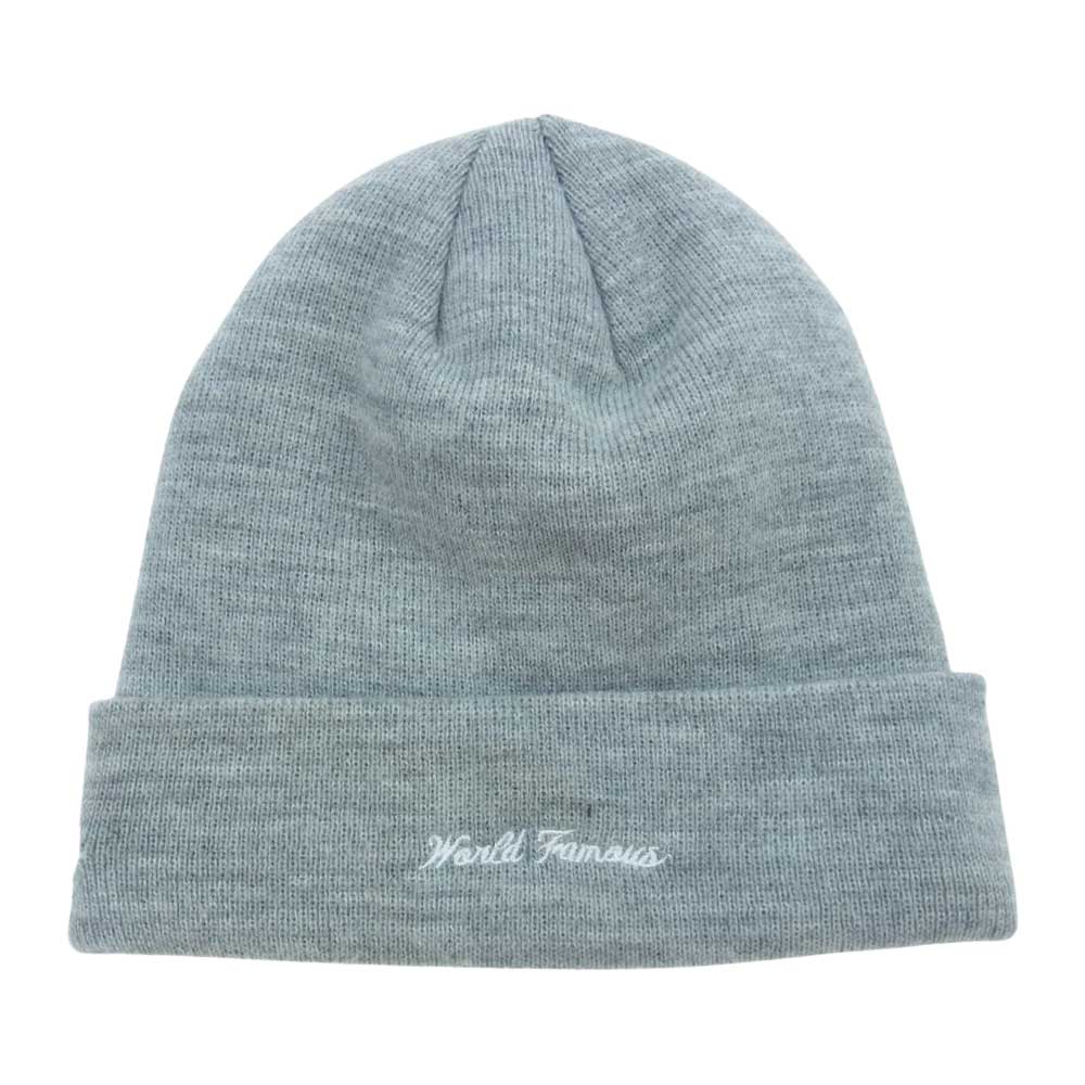 Supreme シュプリーム 17AW × New Era ニューエラ Box Logo Beanie ボックスロゴ ニット キャップ グレー系【中古】