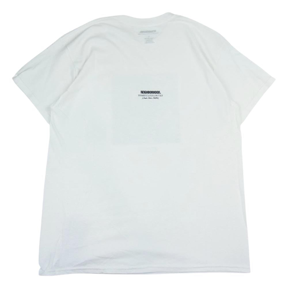 NEIGHBORHOOD ネイバーフッド × NWA IMAGE CLUB LIMITED ICE CUBE TEE アイス キューブ ギャングスタ シーティー ホワイト  ホワイト系 L【美品】【中古】