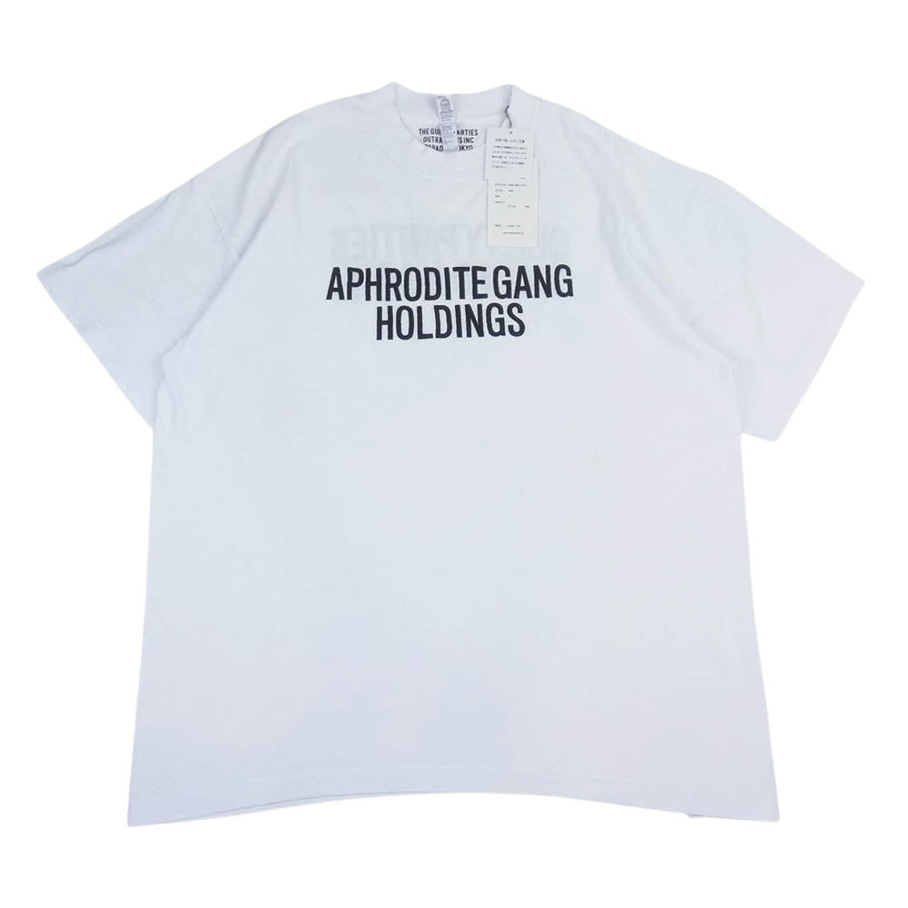 WACKO MARIA ワコマリア NMD-WM-TEE01 BUDSPOOL バッズプール CREW NECK T-SHIRT 舐達麻 クルーネック 半袖 Tシャツ ホワイト系 L【美品】【中古】