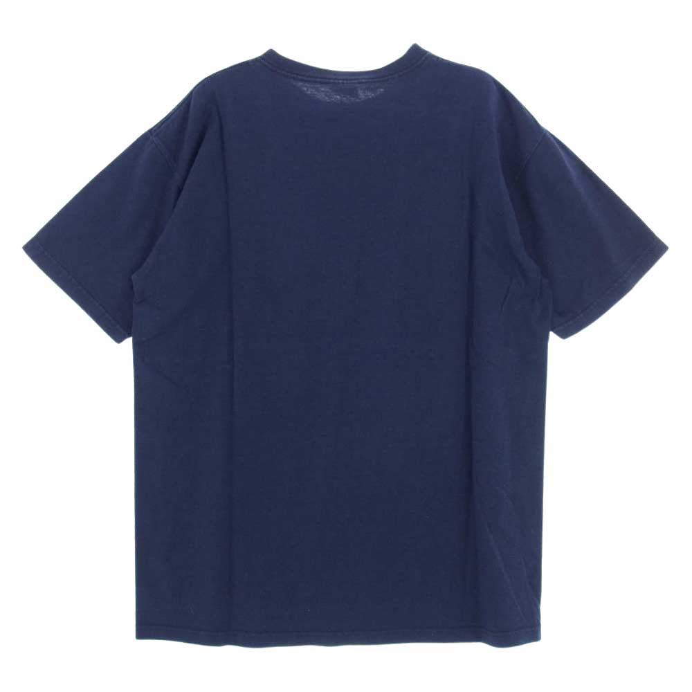 Supreme シュプリーム 09SS Isaac Hayes アイザック ヘイズ プリント 半袖 Tシャツ ネイビー系 L【中古】