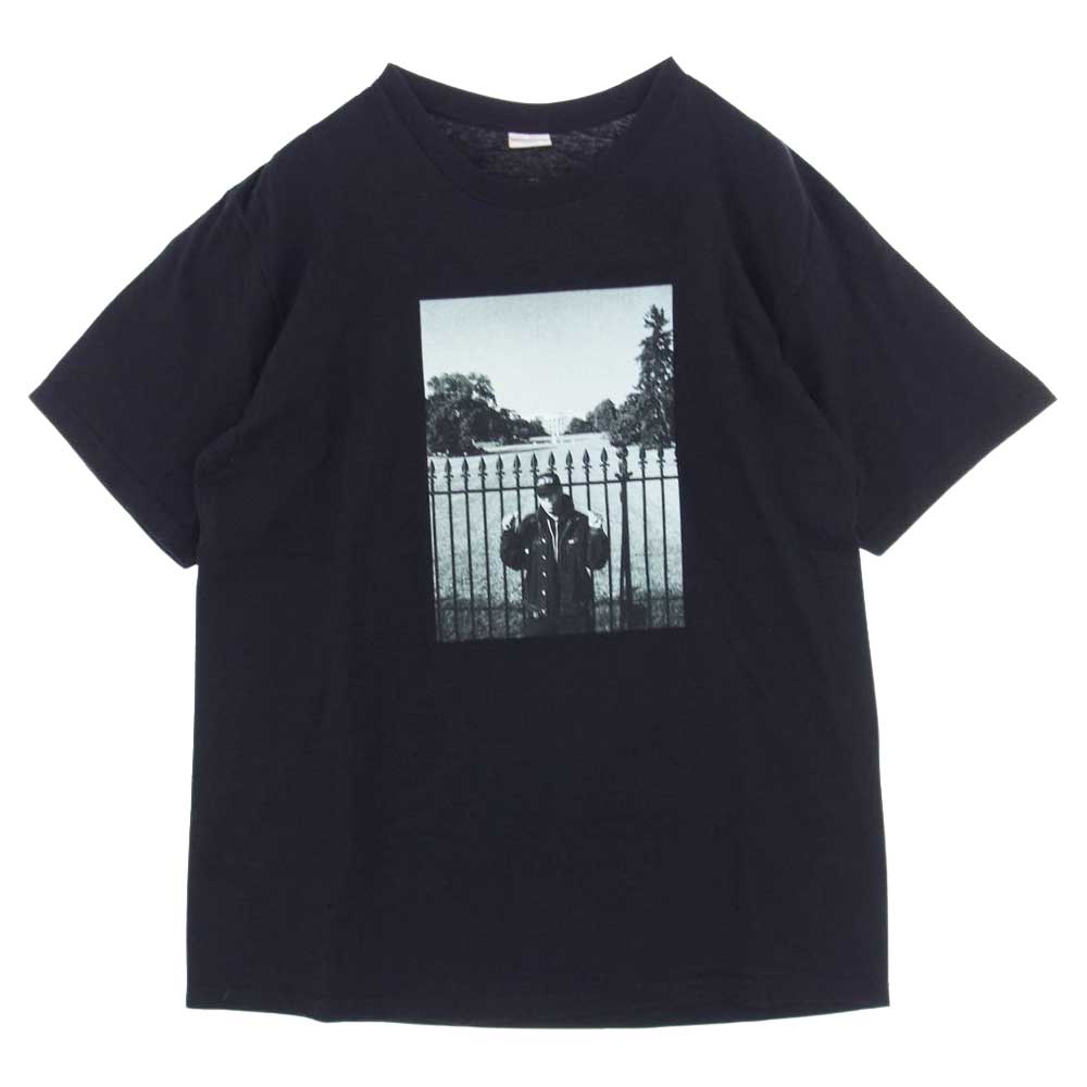 Supreme シュプリーム 18SS × UNDERCOVER アンダーカバー Public Enemy White House Tee パブリック エネミー ホワイト ハウス 半袖 Tシャツ ブラック系 L【中古】