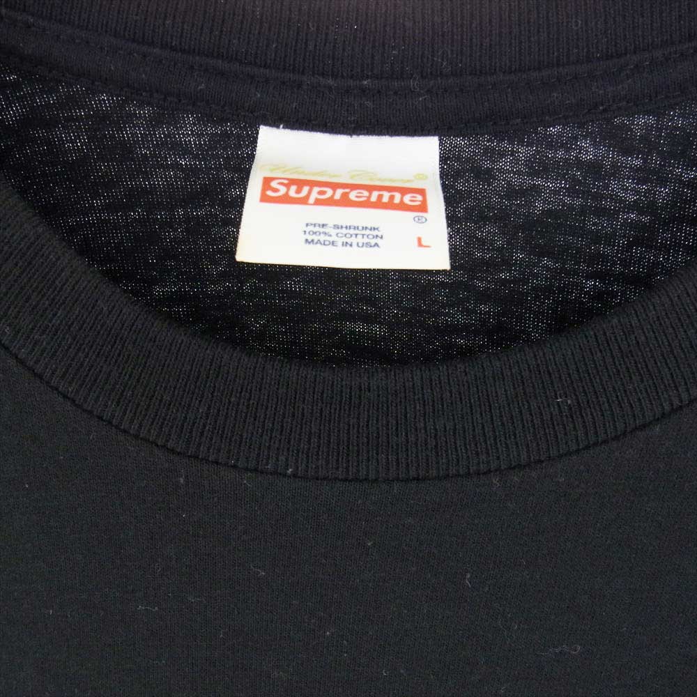 Supreme シュプリーム 18SS × UNDERCOVER アンダーカバー Public Enemy White House Tee パブリック エネミー ホワイト ハウス 半袖 Tシャツ ブラック系 L【中古】