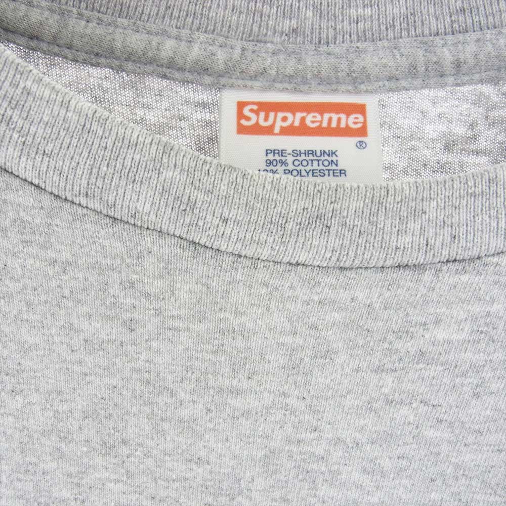 Supreme シュプリーム 08AW × Miles Davis Kind Of Blue マイルス デイビス カインド オブ ブルー ボックス ロゴ 半袖 Tシャツ グレー系 L【美品】【中古】