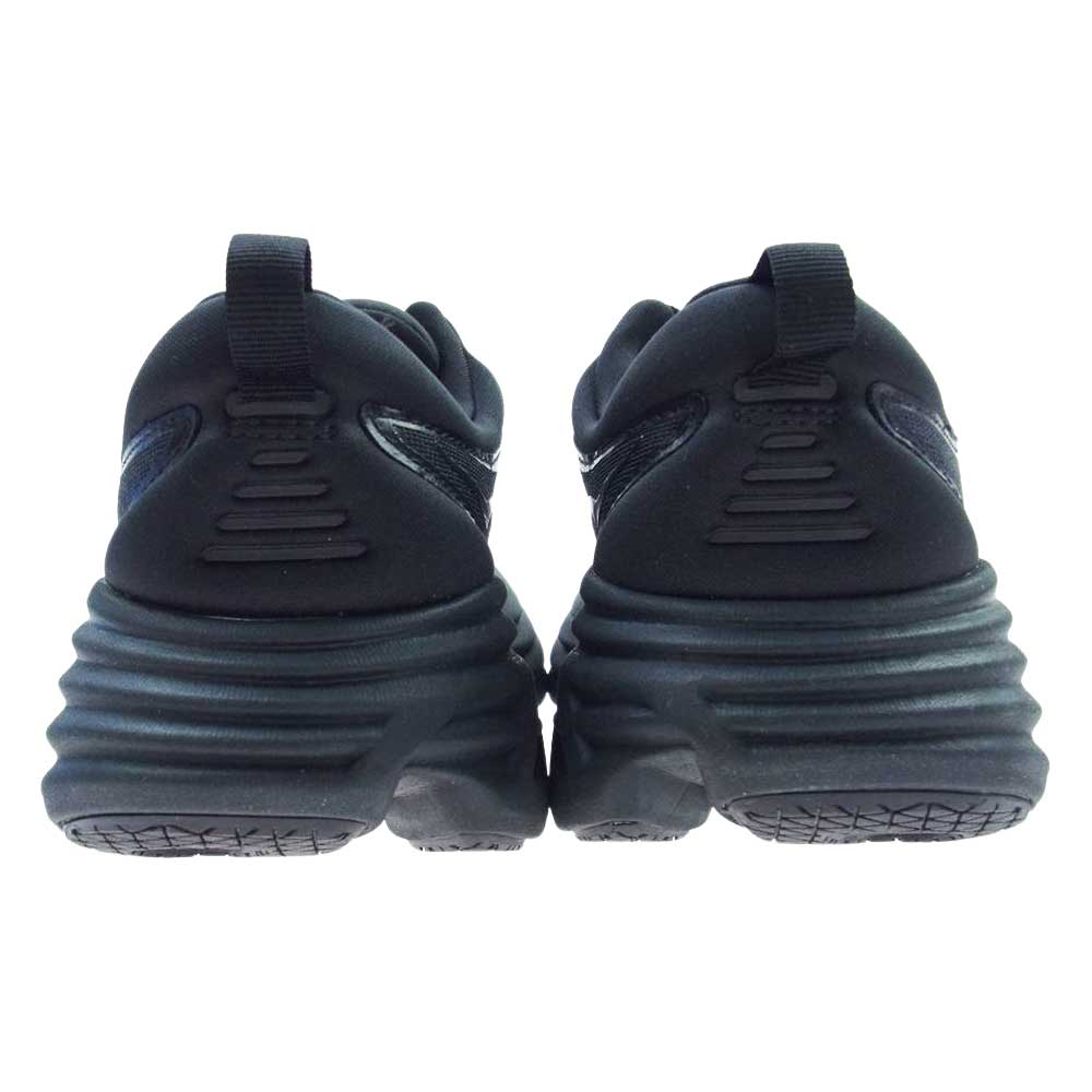 HOKA ONE ONE ホカ オネオネ 1127952 W BONDI 8  BBLC ワイド ローカット スニーカー  ブラック系 24.0cm【新古品】【未使用】【中古】