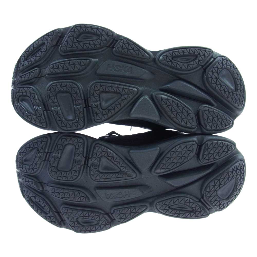 HOKA ONE ONE ホカ オネオネ 1127952 W BONDI 8  BBLC ワイド ローカット スニーカー  ブラック系 24.0cm【新古品】【未使用】【中古】