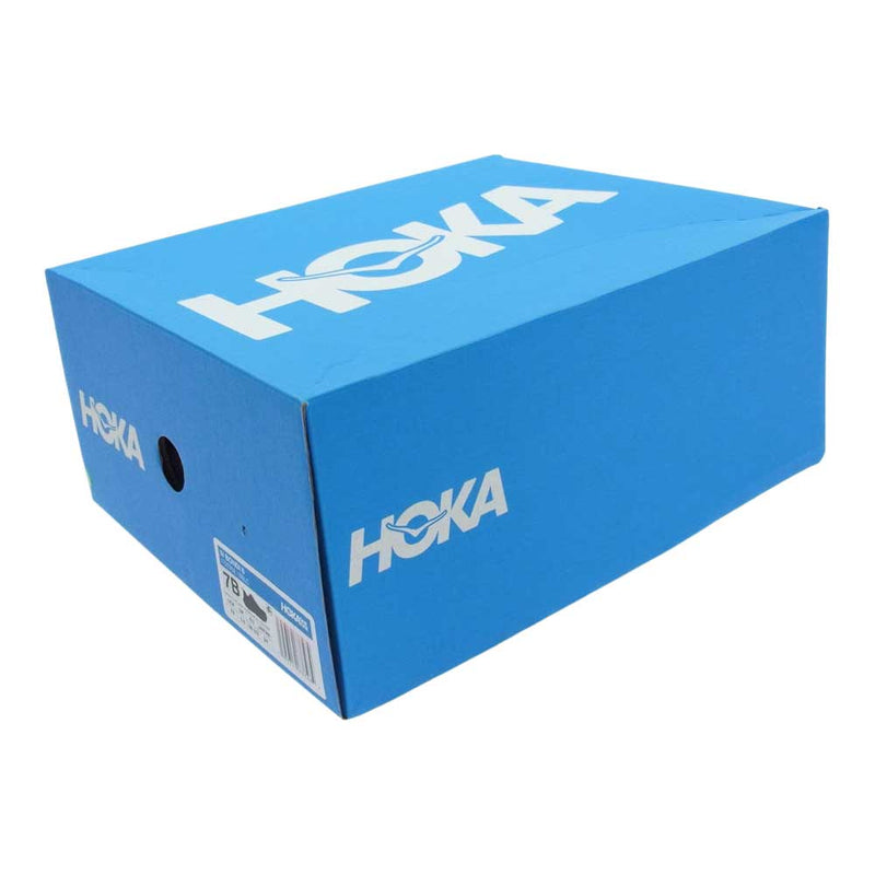 HOKA ONE ONE ホカ オネオネ 1127952 W BONDI 8  BBLC ワイド ローカット スニーカー  ブラック系 24.0cm【新古品】【未使用】【中古】