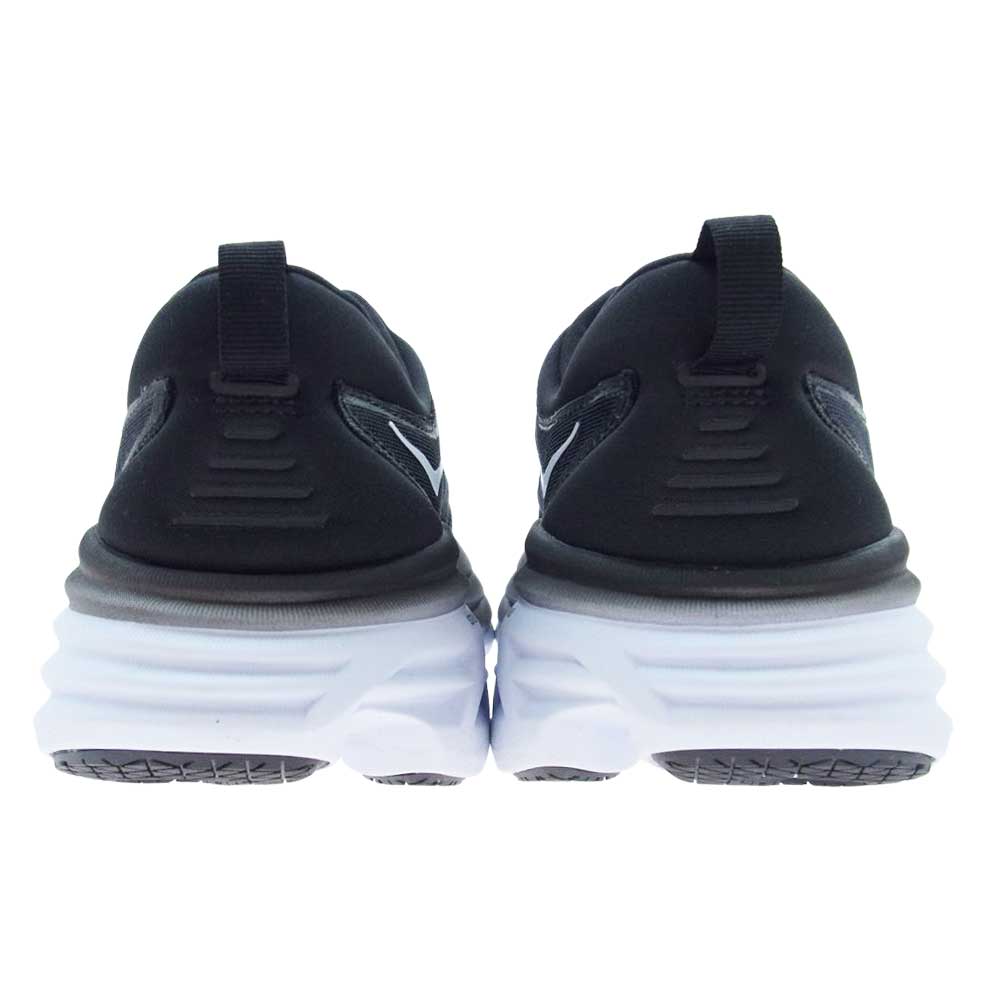 HOKA ONE ONE ホカ オネオネ 1127953 BONDI 8 WIDE ボンダイ ワイド ローカット スニーカー  ブラック系 27.0cm【新古品】【未使用】【中古】