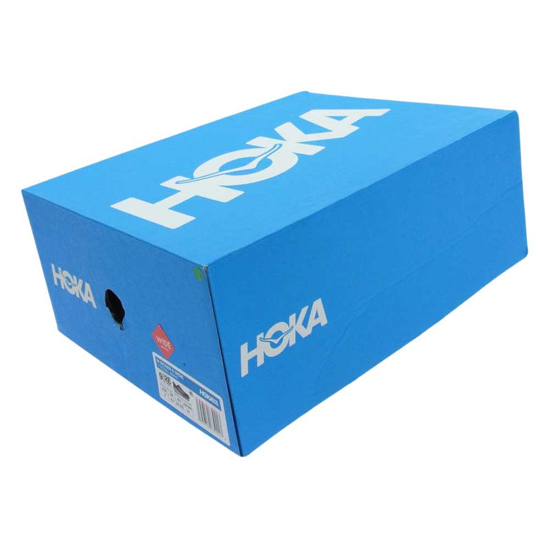 HOKA ONE ONE ホカ オネオネ 1127953 BONDI 8 WIDE ボンダイ ワイド ローカット スニーカー  ブラック系 27.0cm【新古品】【未使用】【中古】