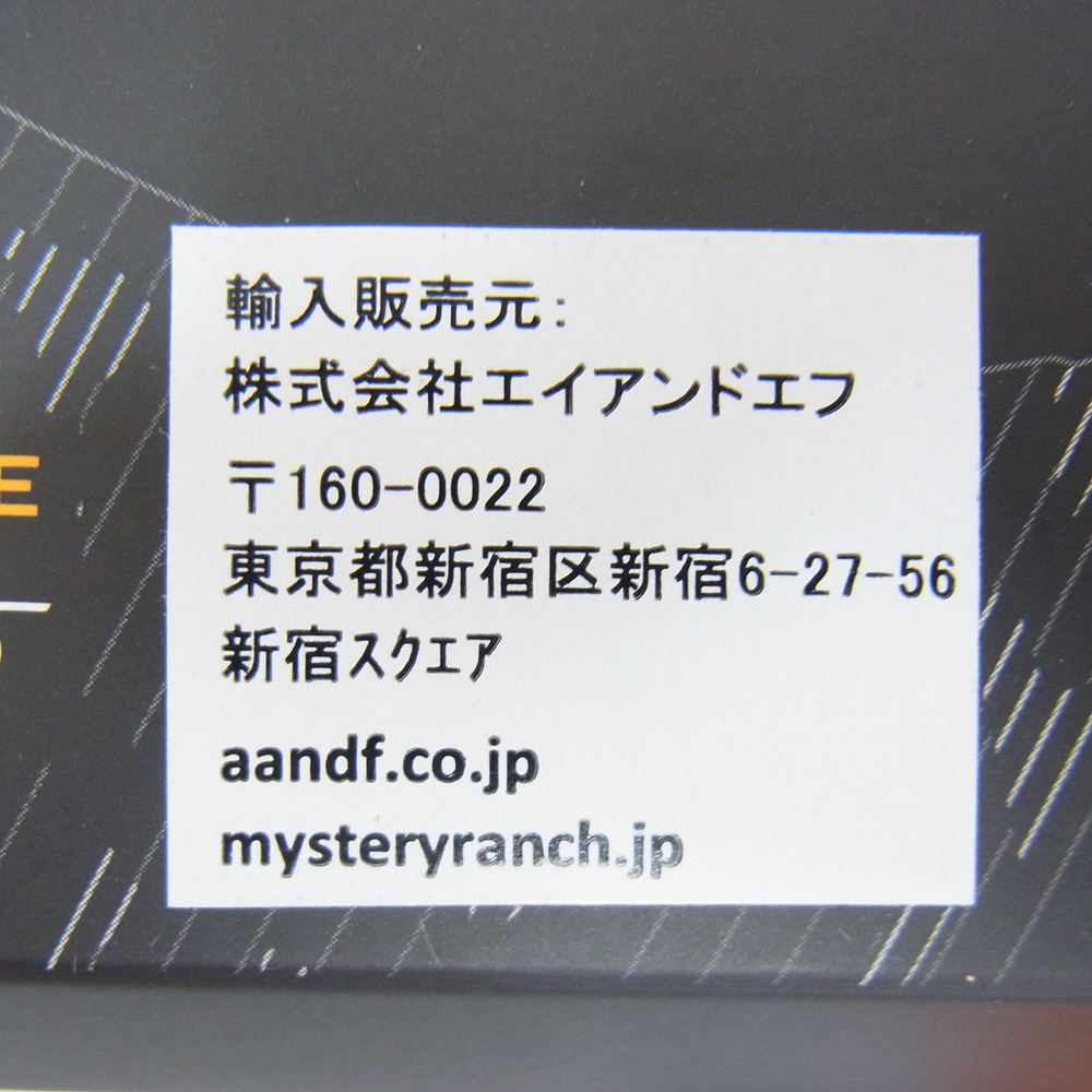 MYSTERY RANCH ミステリーランチ × Danner ダナー ゲイター ブラック系 L【新古品】【未使用】【中古】