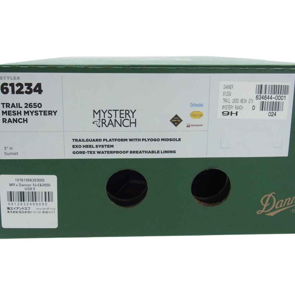 MYSTERY RANCH ミステリーランチ 61234 × Danner ダナー TRAIL 2650 トレイル スニーカー トレッキング シューズ 27.5cm【新古品】【未使用】【中古】