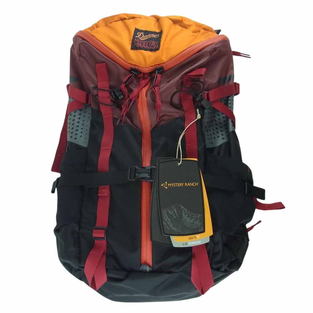 MYSTERY RANCH ミステリーランチ S/M-112880-967-25 Danner ダナー SCREE スクリー バッグ リュック バックパック ブラック系 オレンジ系 レッド系【新古品】【未使用】【中古】