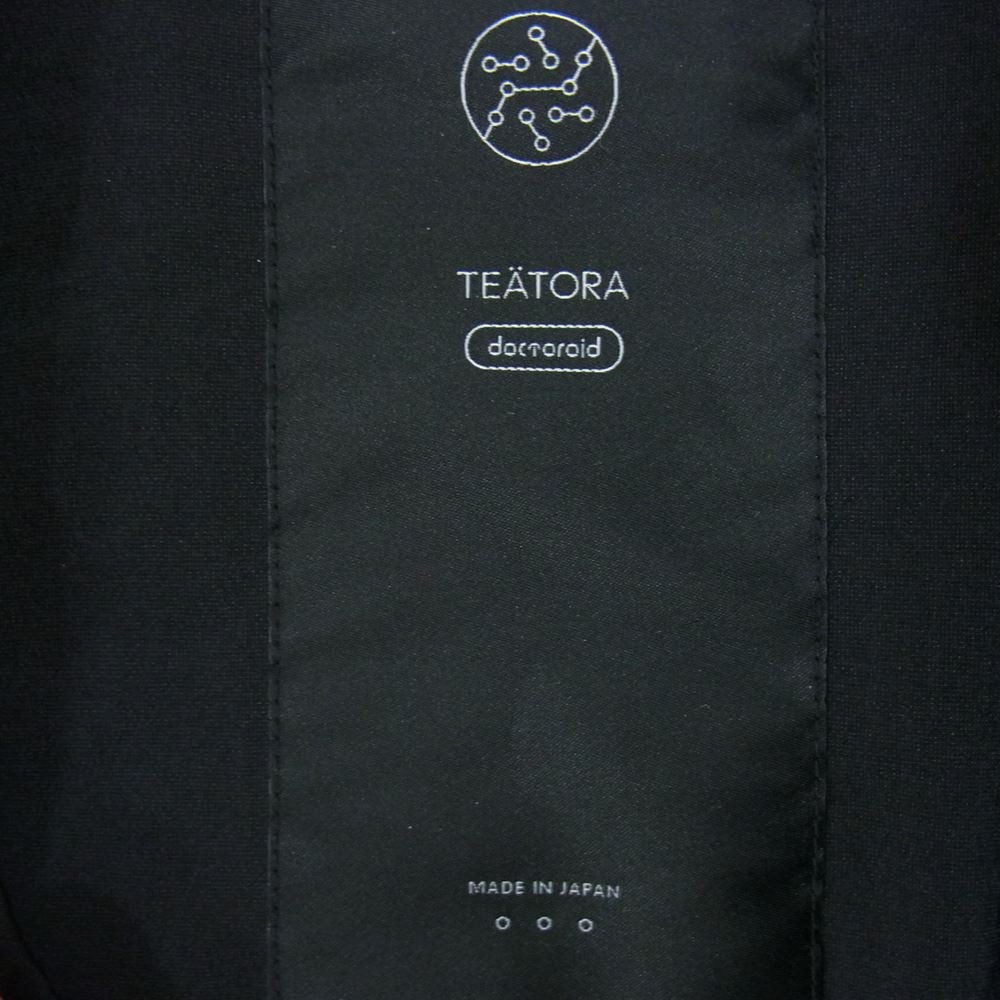 TEATORA テアトラ TT-SHT-SS-DR CARTRIDGE SHIRT S/S DR DOCTOROID カートリッジ スマートパッキング 半袖 シャツ ブラック系 OOO【美品】【中古】