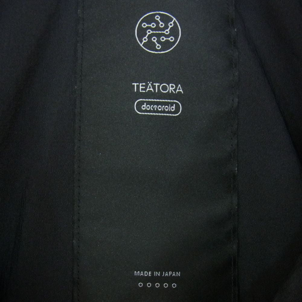 TEATORA テアトラ TT-SHT-DR CARTRIDGE SHIRT L/S DR DOCTOROID カートリッジ スマートパッキング 長袖 シャツ ブラック系 OOOOO【美品】【中古】