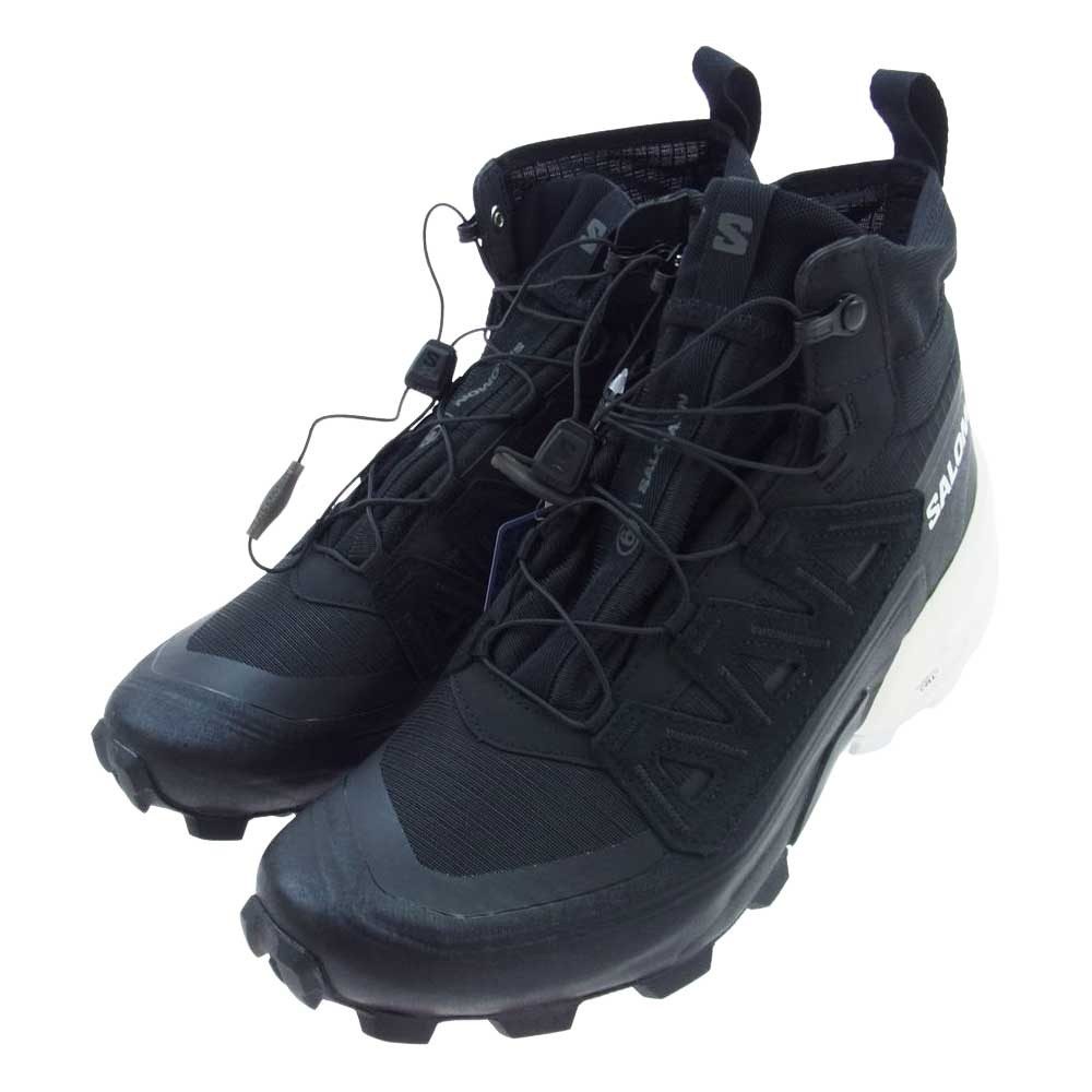 MAISON MARGIELA メゾンマルジェラ MM6 エムエムシックス SALOMON サロモン S66WS0079 L4716990031 CROSS HIGH クロス ハイ スニーカー ブラック系 27.5cm【美品】【中古】