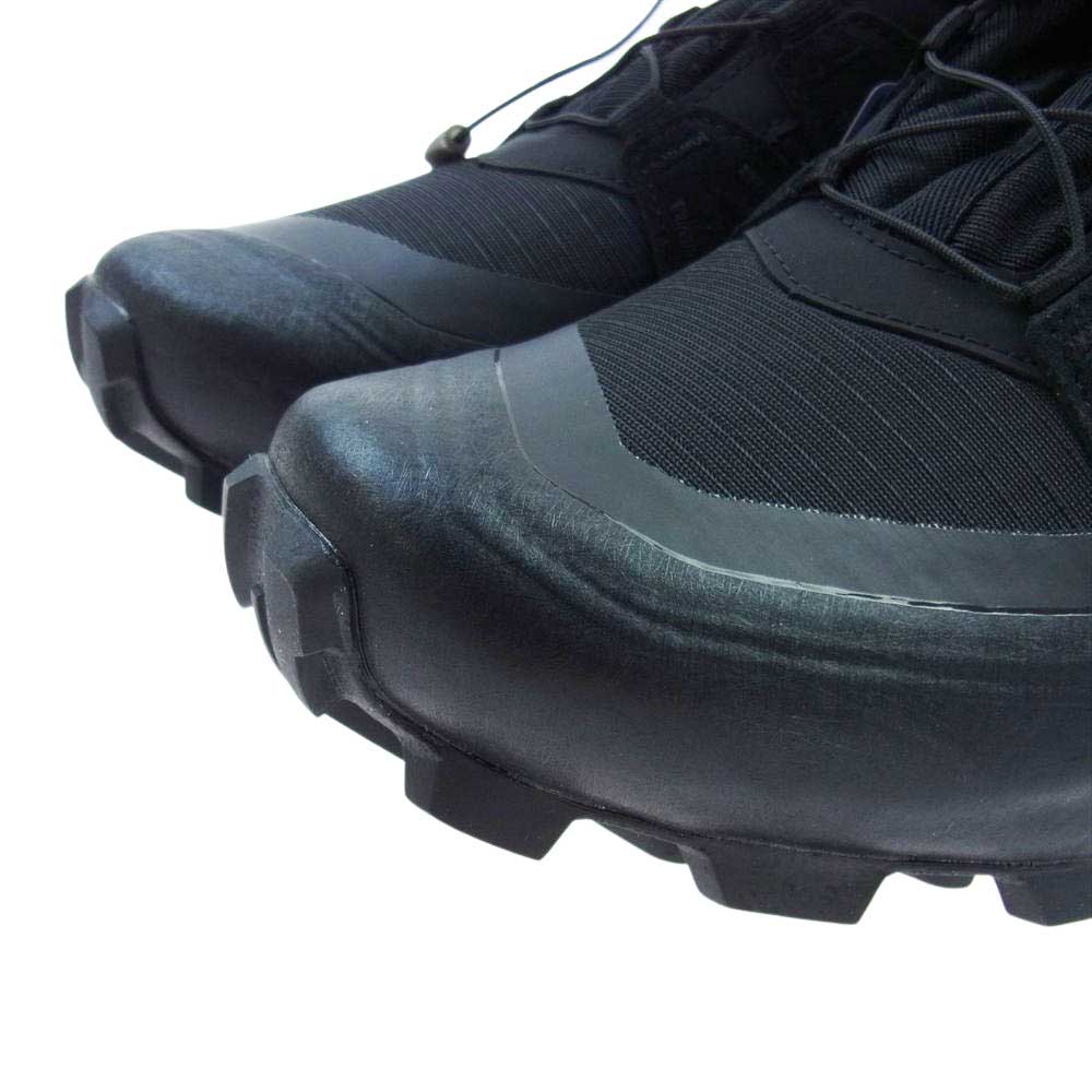 MAISON MARGIELA メゾンマルジェラ MM6 エムエムシックス SALOMON サロモン S66WS0079 L4716990031 CROSS HIGH クロス ハイ スニーカー ブラック系 27.5cm【美品】【中古】