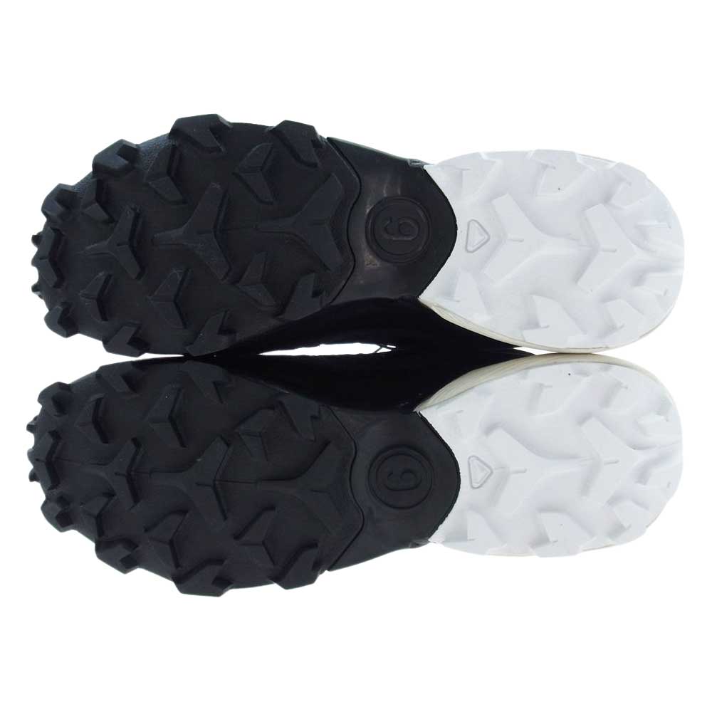 MAISON MARGIELA メゾンマルジェラ MM6 エムエムシックス SALOMON サロモン S66WS0079 L4716990031 CROSS HIGH クロス ハイ スニーカー ブラック系 27.5cm【美品】【中古】