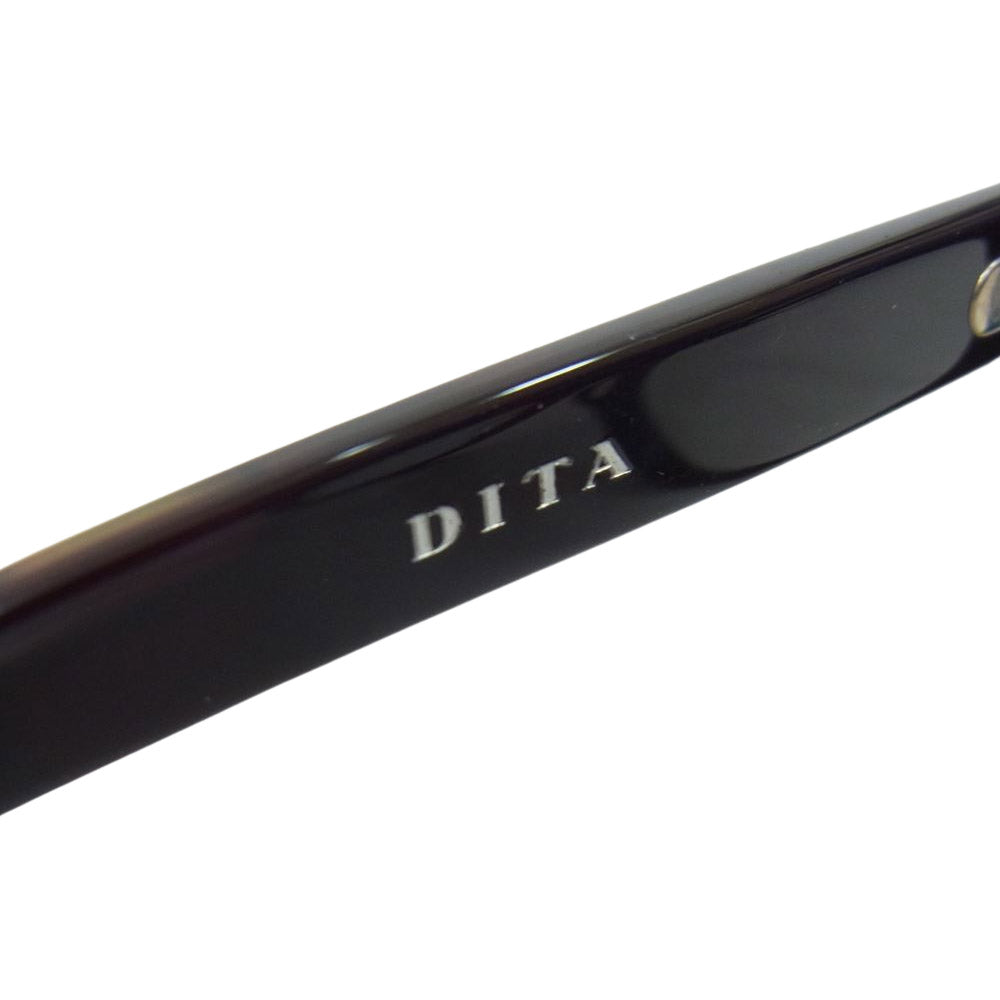 DITA ディータ DRX-2007B プラスティックフレーム ウェリントン 眼鏡 メガネ ブラウン系【中古】