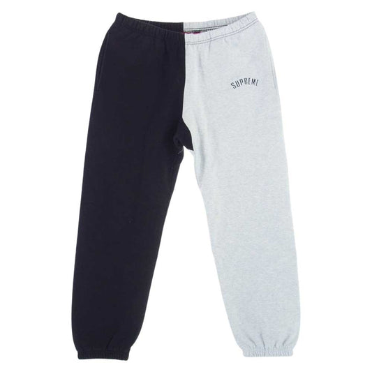 Supreme シュプリーム 18AW Split Sweat Pants スピリット スウェット パンツ ブラック系 グレー系 M【中古】
