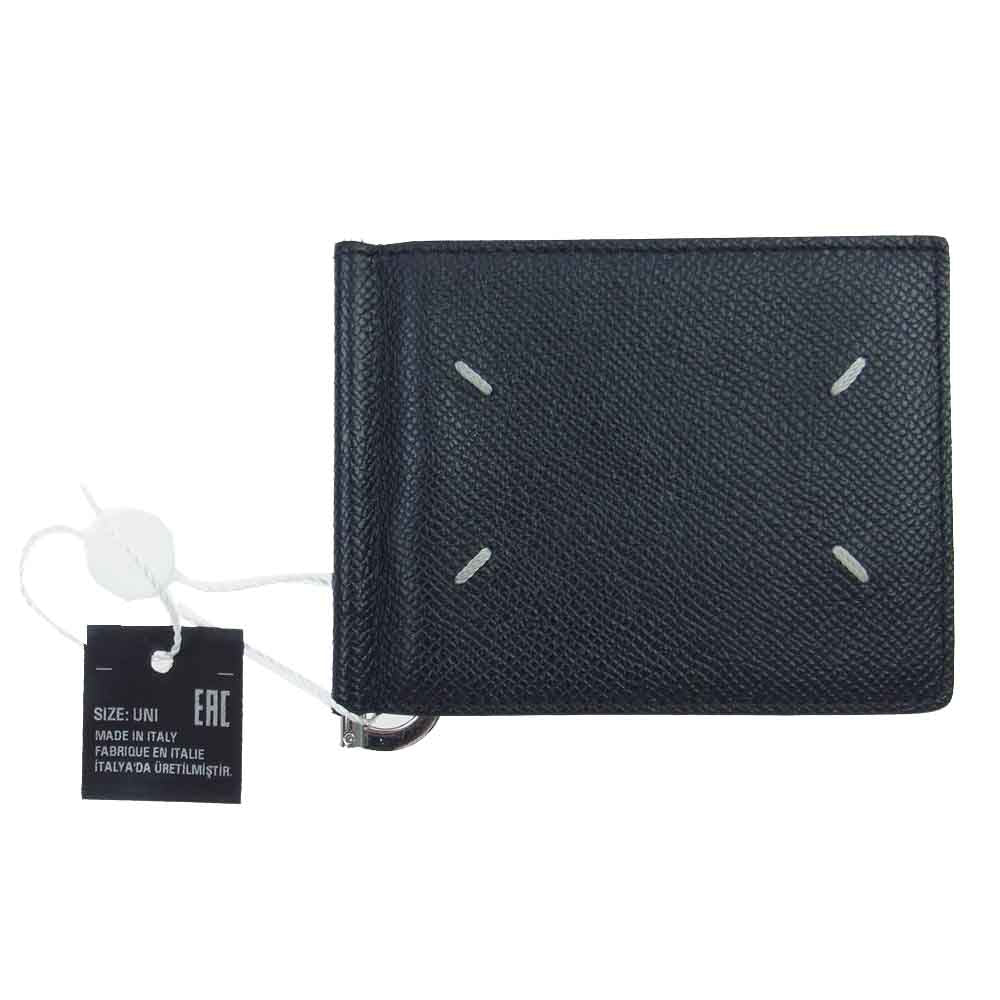 MAISON MARGIELA メゾンマルジェラ S55UI0309 P4745 カードケース マネークリップ ブラック系【美品】【中古】