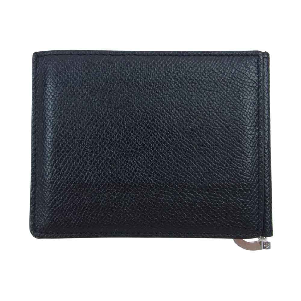 MAISON MARGIELA メゾンマルジェラ S55UI0309 P4745 カードケース マネークリップ ブラック系【美品】【中古】