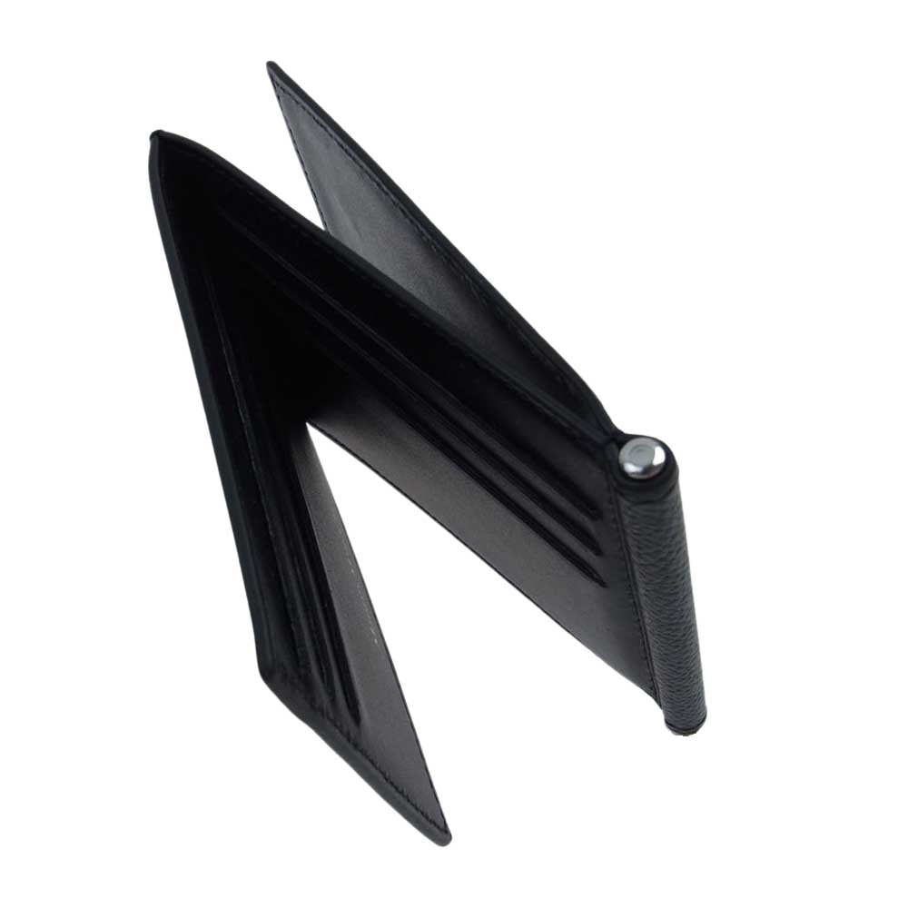 MAISON MARGIELA メゾンマルジェラ S55UI0309 P4745 カードケース マネークリップ ブラック系【美品】【中古】