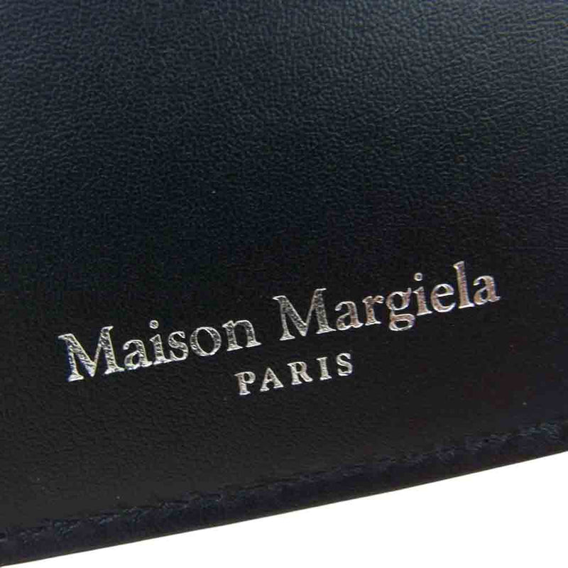 MAISON MARGIELA メゾンマルジェラ S55UI0309 P4745 カードケース マネークリップ ブラック系【美品】【中古】