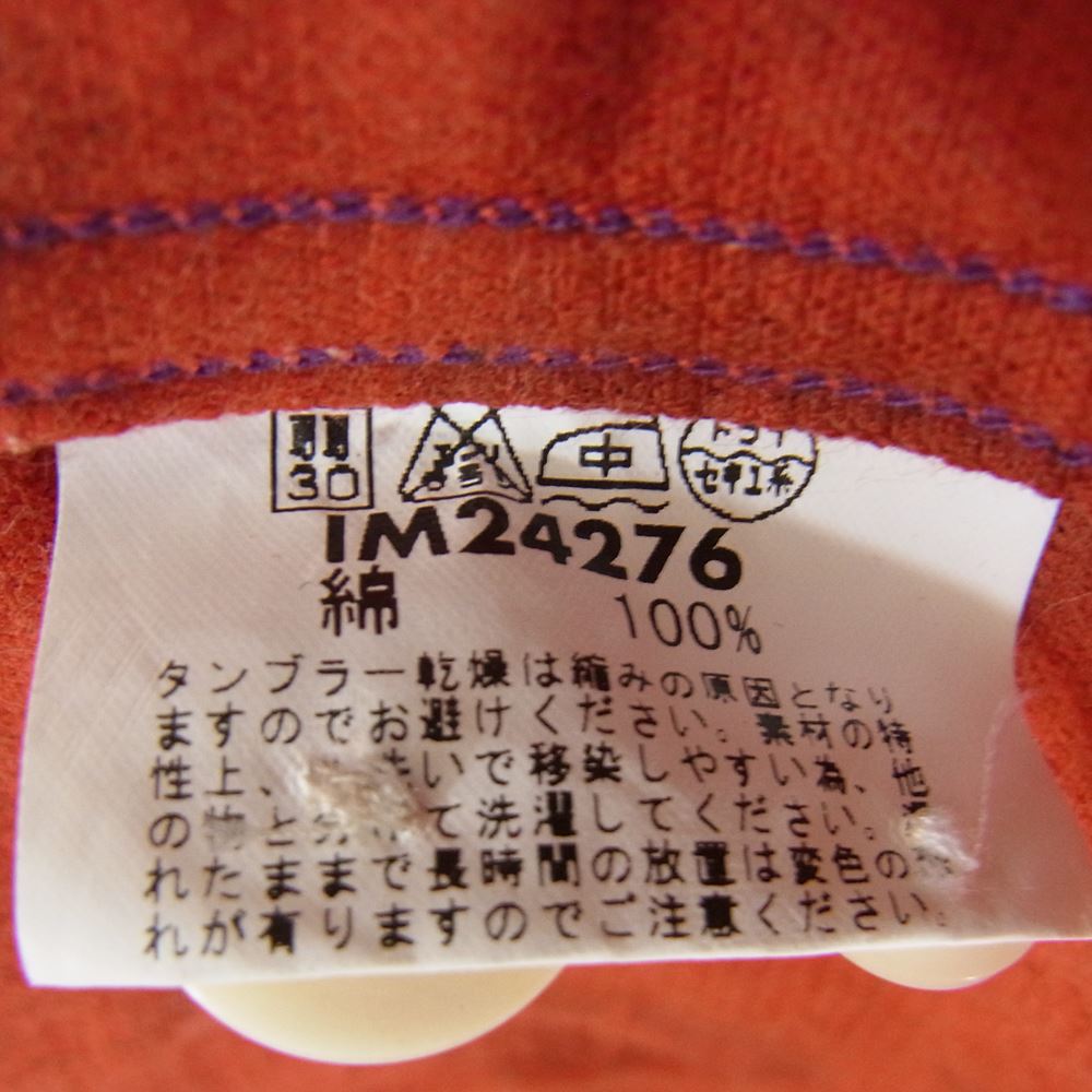 インディアン IM24276 コットン バンダナ柄 長袖 シャツ レッド系 L【中古】