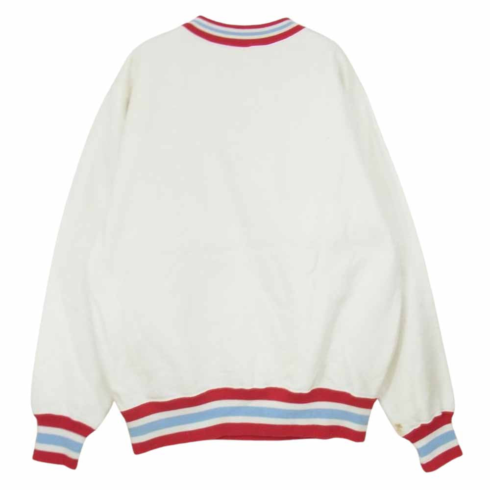 CHESWICK チェスウィック カナダ製 ロゴ スウェット トレーナー ホワイト系 L【中古】