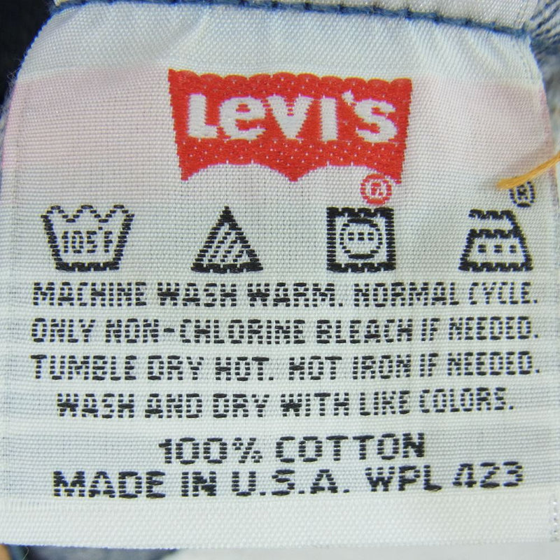 Levi's リーバイス 90s 501 0115 USA製 ボタンフライ デニム パンツ インディゴブルー系 29【中古】
