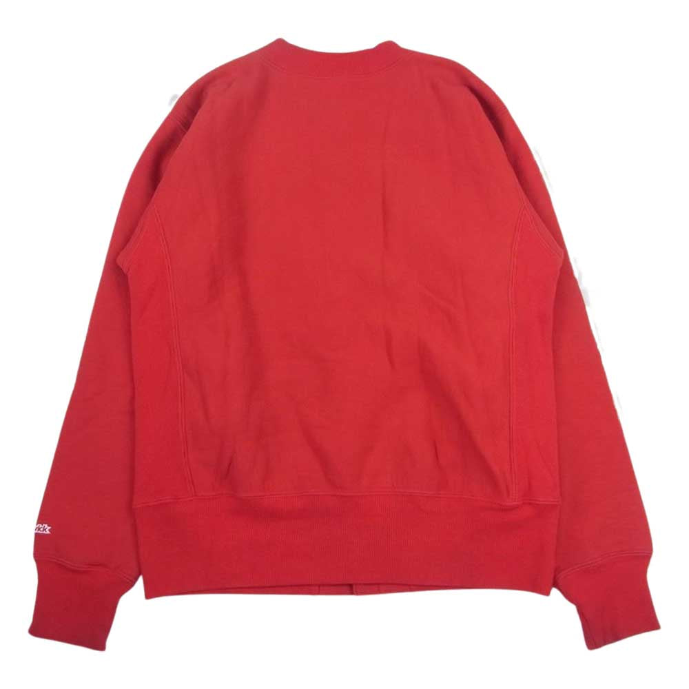 CHESWICK チェスウィック カナダ製 プリント フルスナップ スウェット ジャケット レッド レッド系 M【中古】