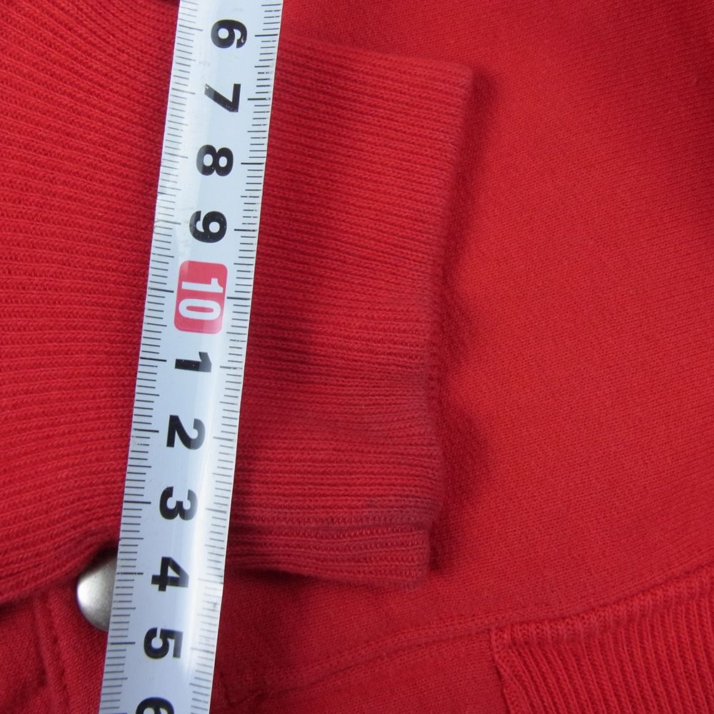 CHESWICK チェスウィック カナダ製 プリント フルスナップ スウェット ジャケット レッド レッド系 M【中古】