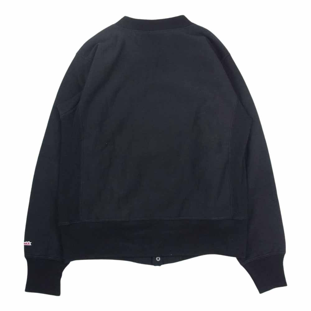 CHESWICK チェスウィック カナダ製 プリント フルスナップ スウェット ジャケット ブラック ブラック系 M【中古】