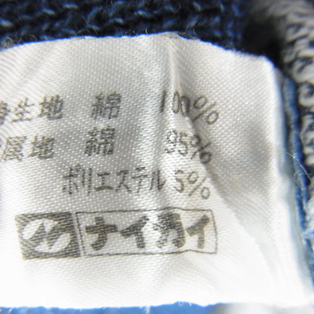 POLO RALPH LAUREN ポロ・ラルフローレン D-TK-1551 プルオーバー ヘンリーネック インディゴ染 スウェット パーカー ネイビー系 M【中古】