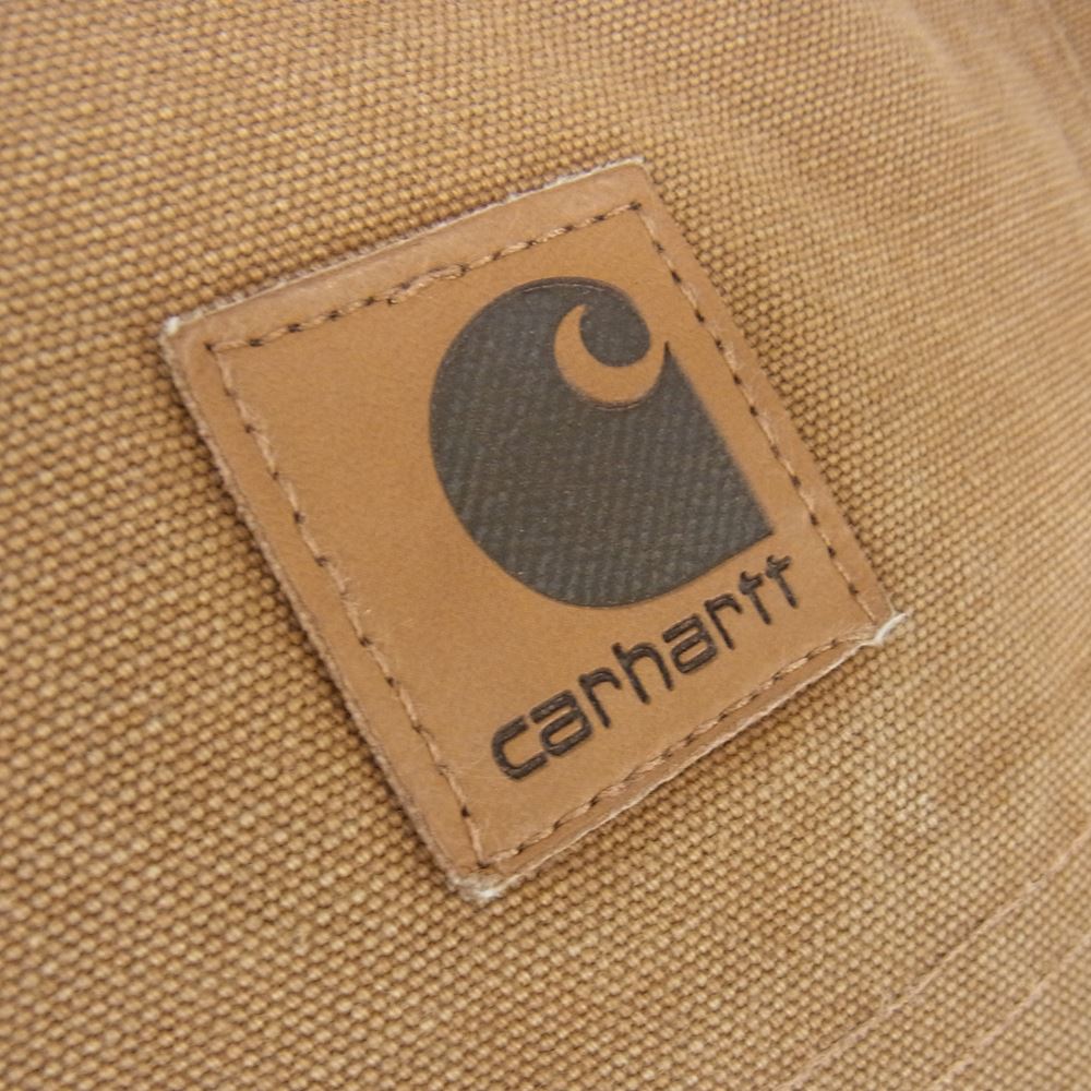 Carhartt カーハート USA製 ダブルニー ダック地 カーペンター パンツ ブラウン系 32【中古】
