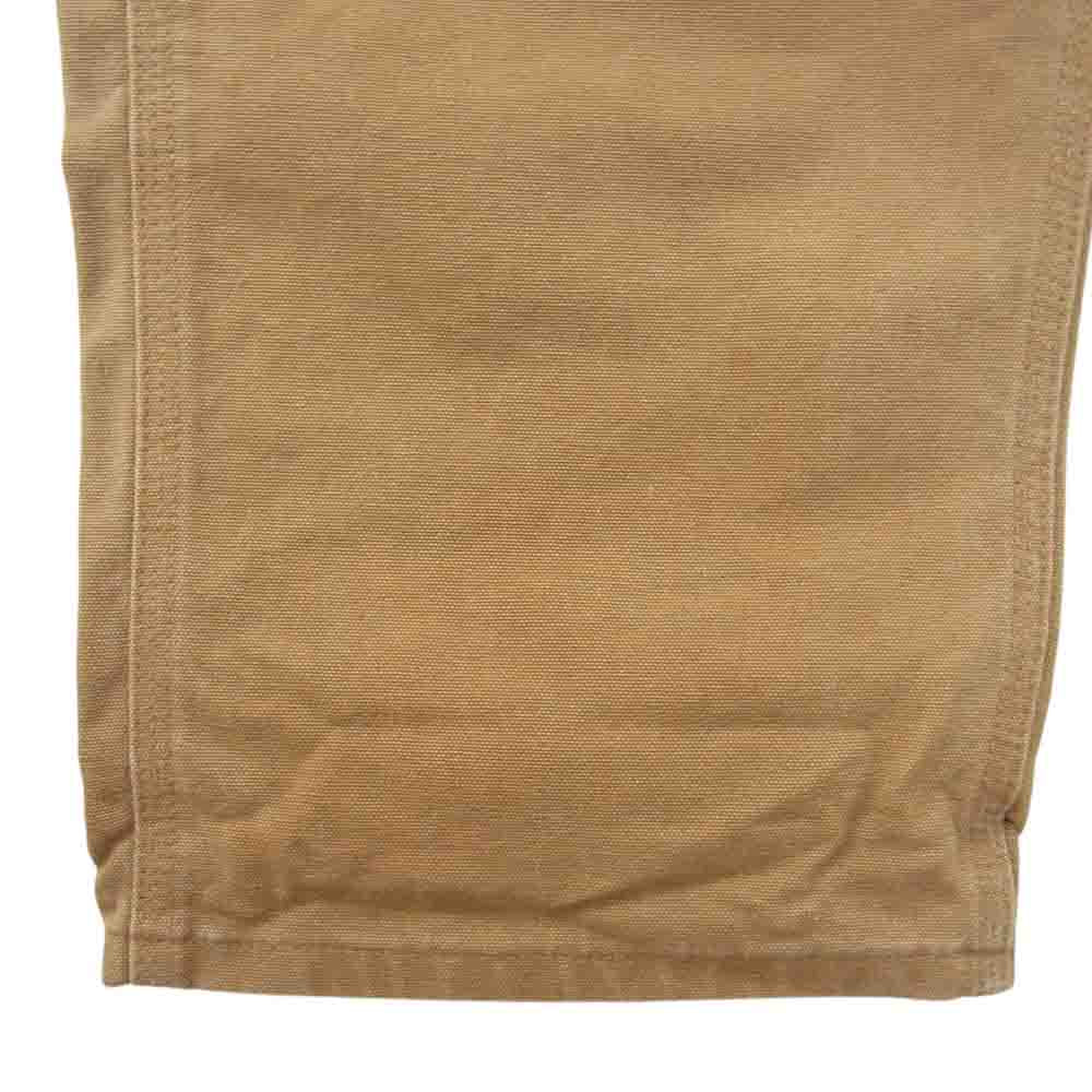 Carhartt カーハート USA製 ダブルニー ダック地 カーペンター パンツ ブラウン系 32【中古】