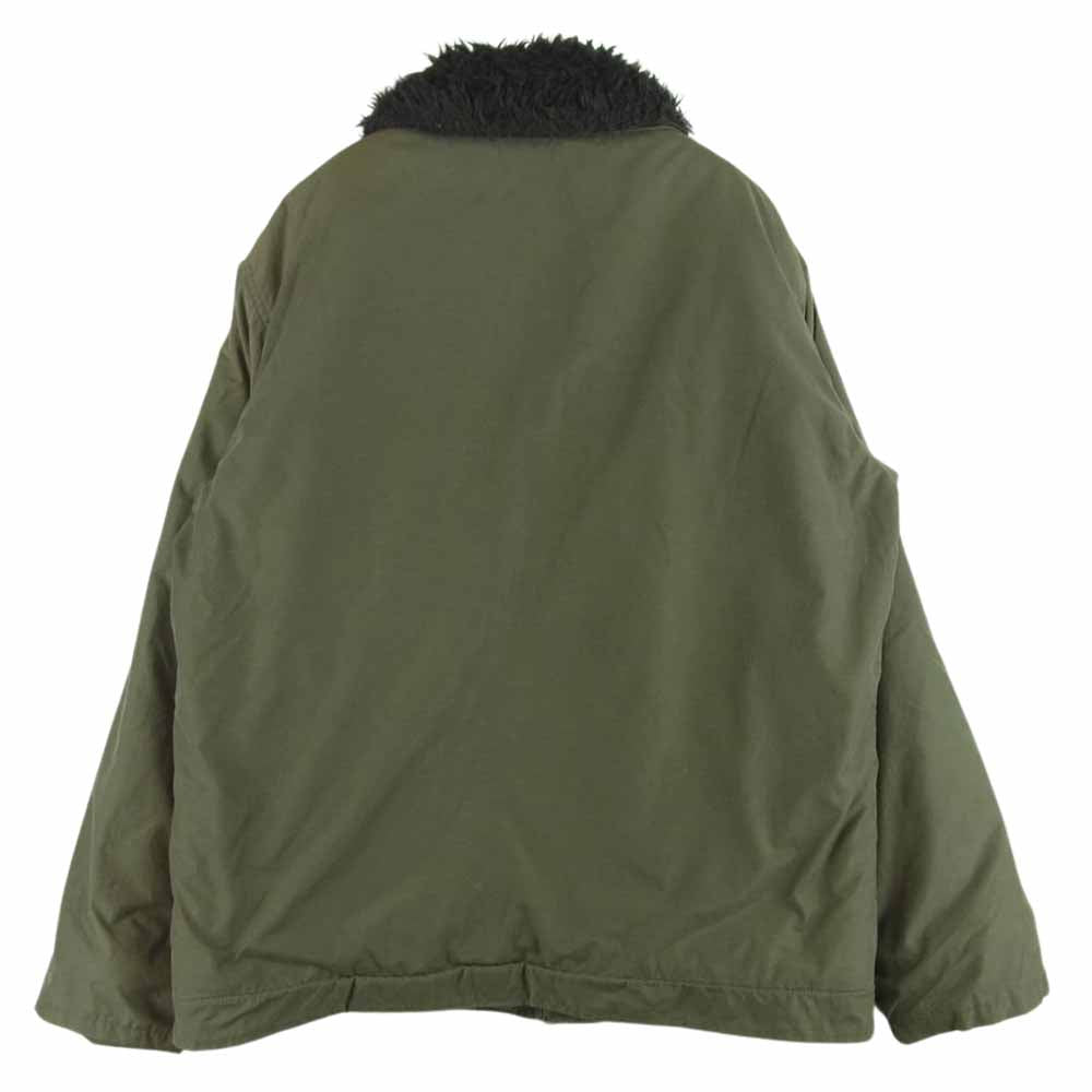 Buzz Rickson's バズリクソンズ UC10304 UNITED CARR ナイロン コットン N-1 デッキ ミリタリー ジャケット グレイッシュカーキ系 M【中古】